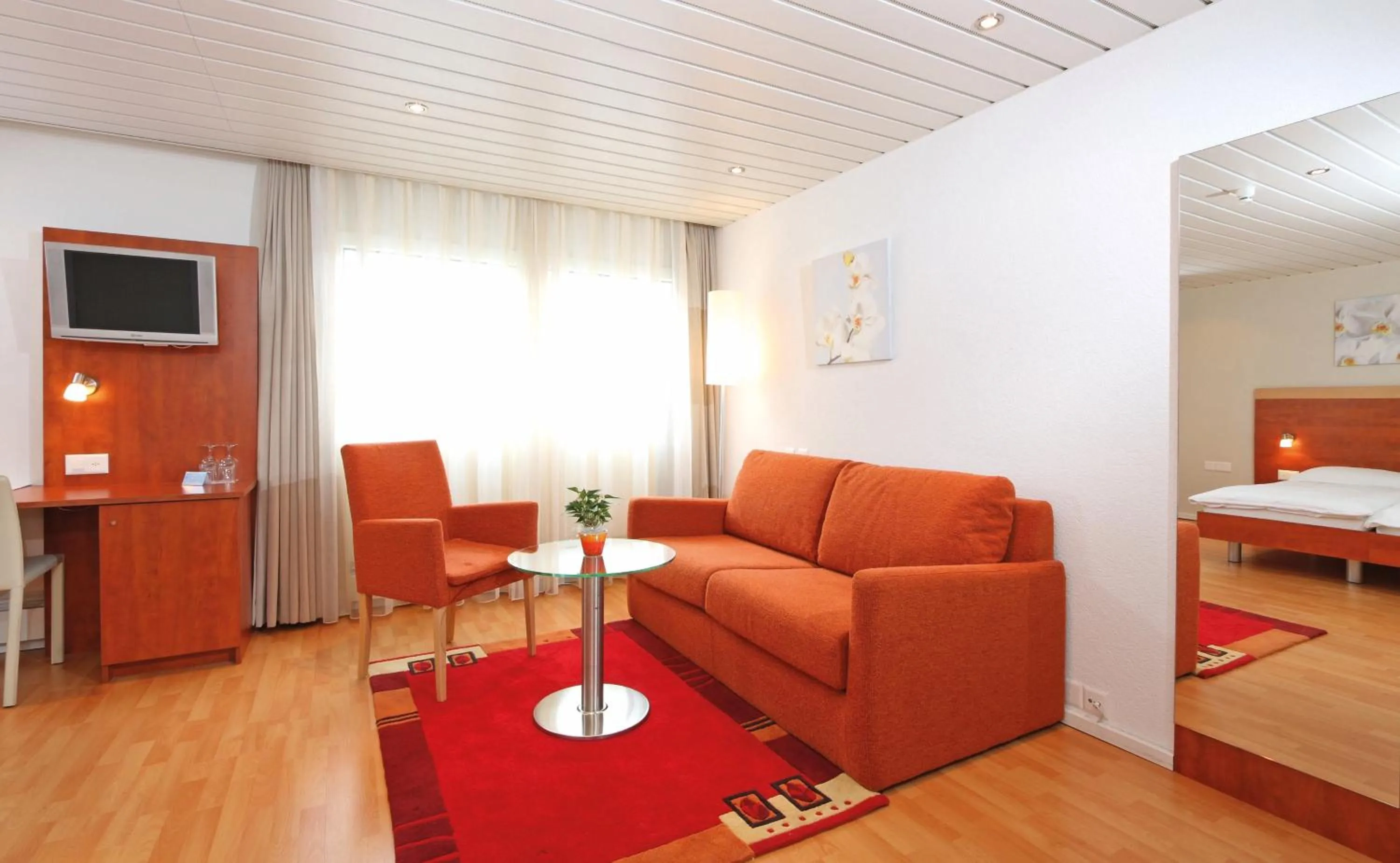 Bedroom, Bed in Aarauerhof - Self Check-in