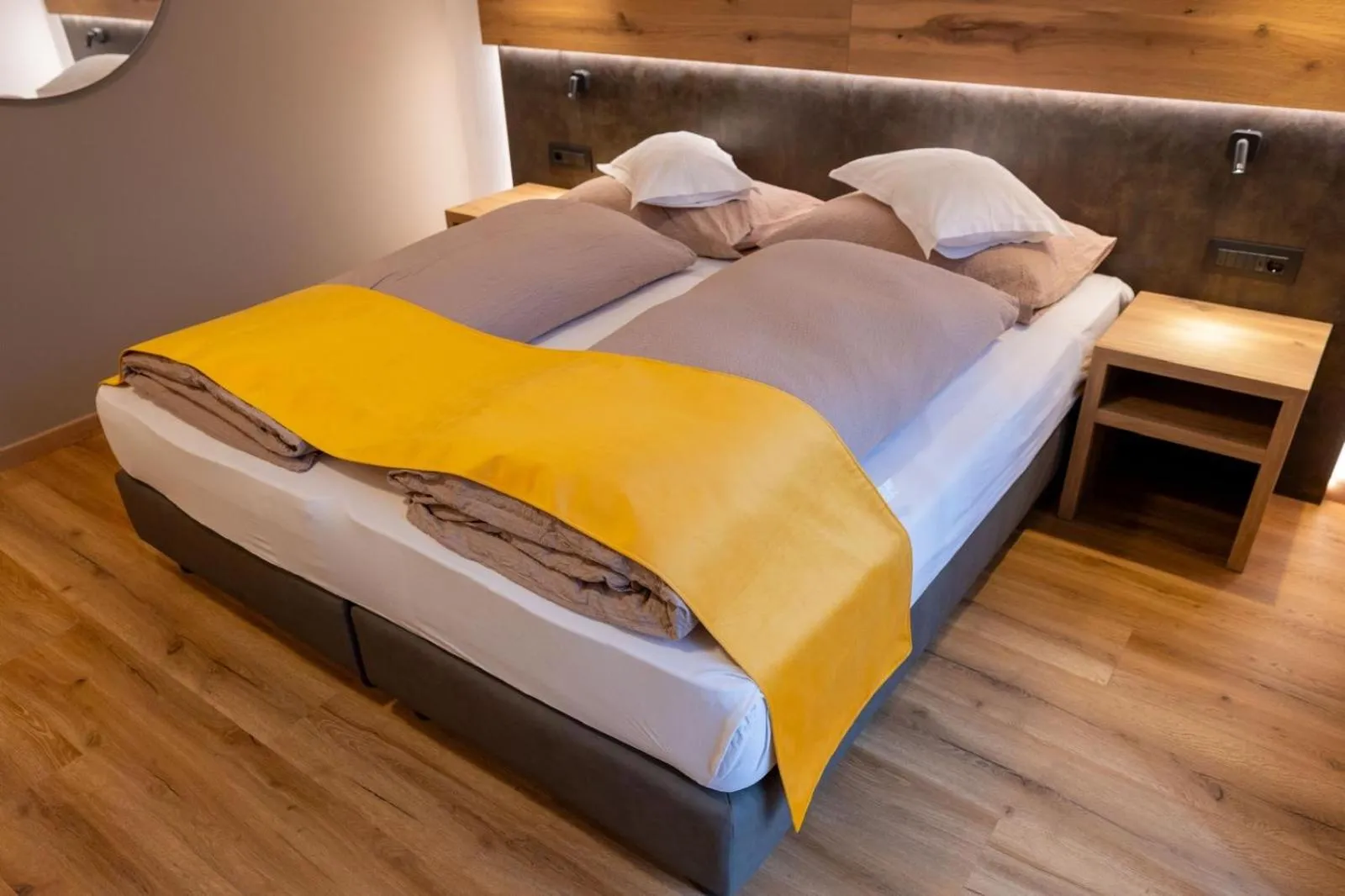 Bed in Hotel Garni Christin