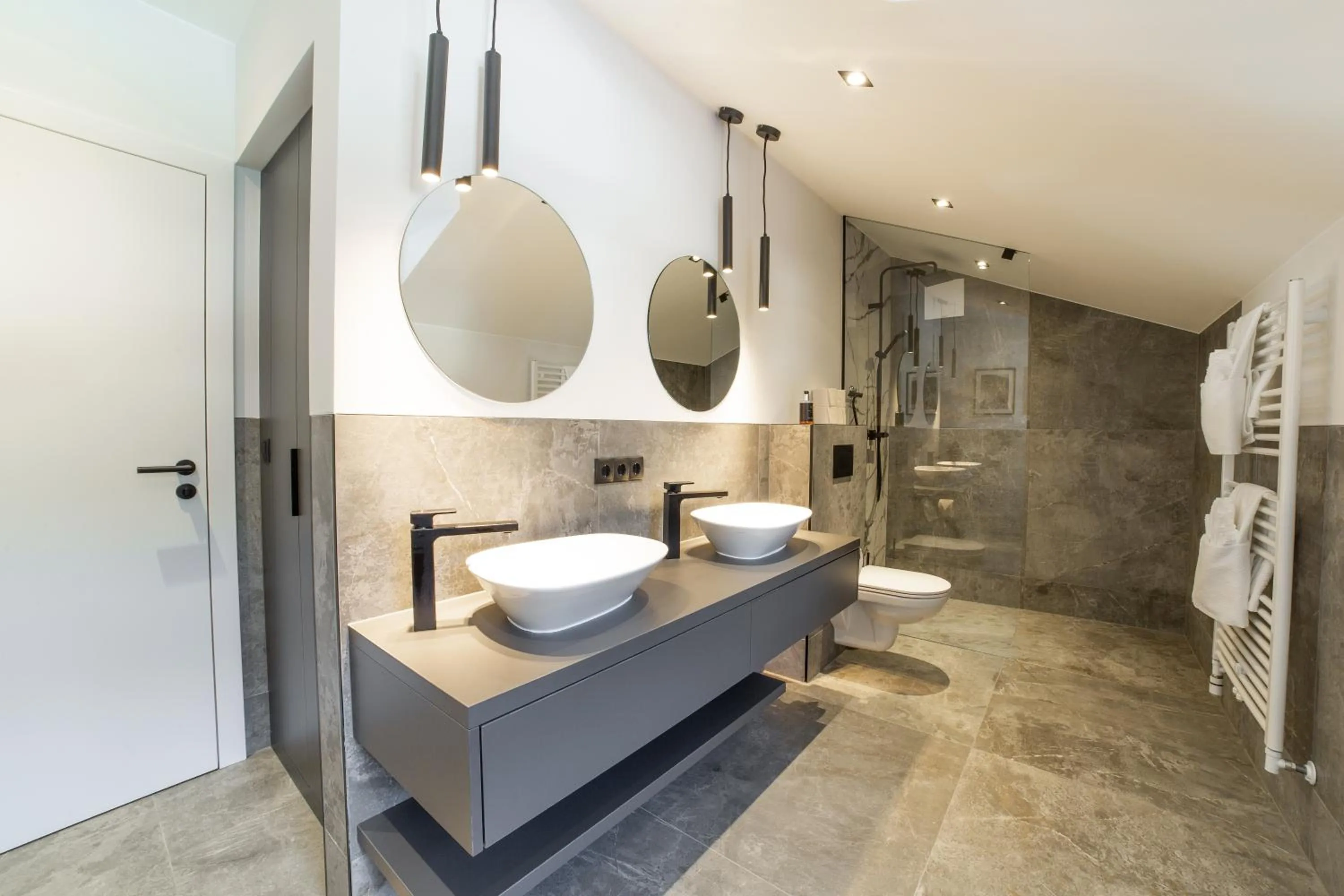 Bathroom in Hotel Alpenblick