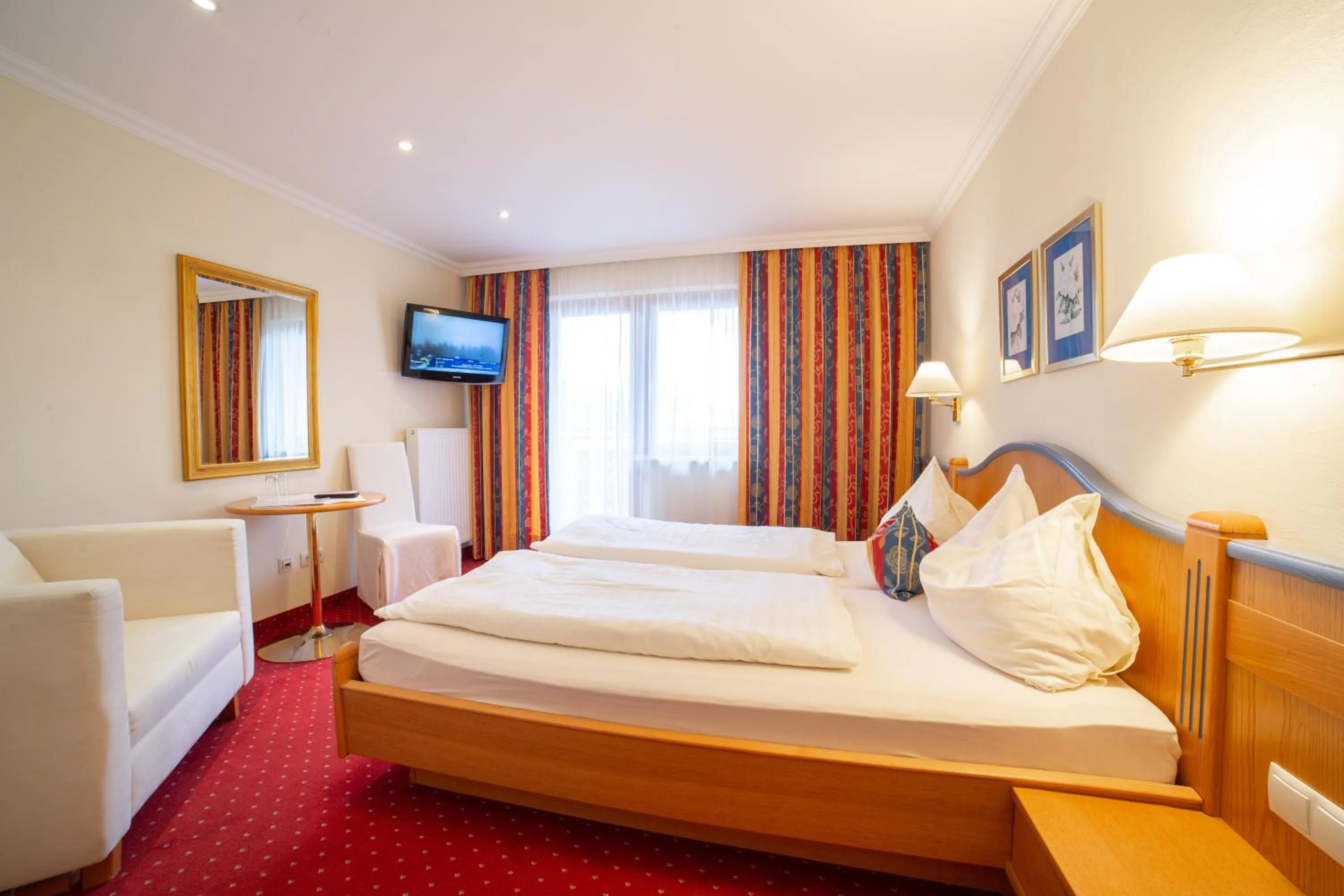 Bed in Hotel Alpenblick