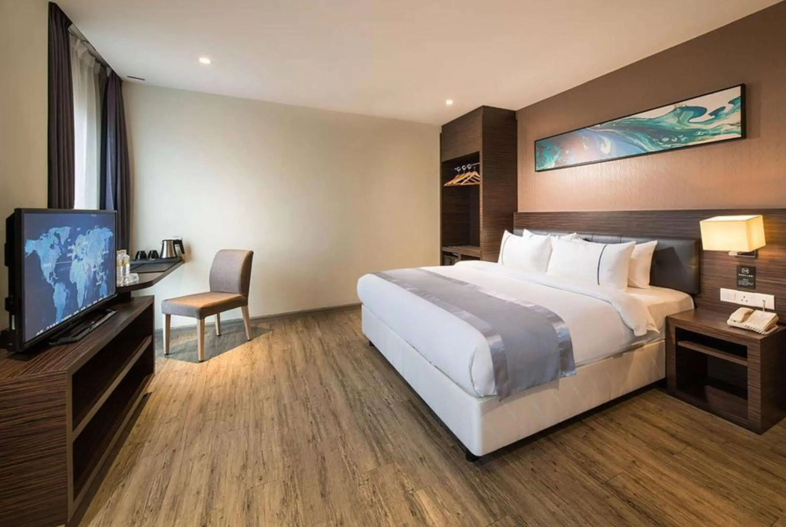 Deluxe King Room - Non-Smoking in Ramada Encore by Wyndham Chinatown Kuala Lumpur Deluxe King Room - Non-Smoking in Ramada Encore by Wyndham Chinatown Kuala Lumpur