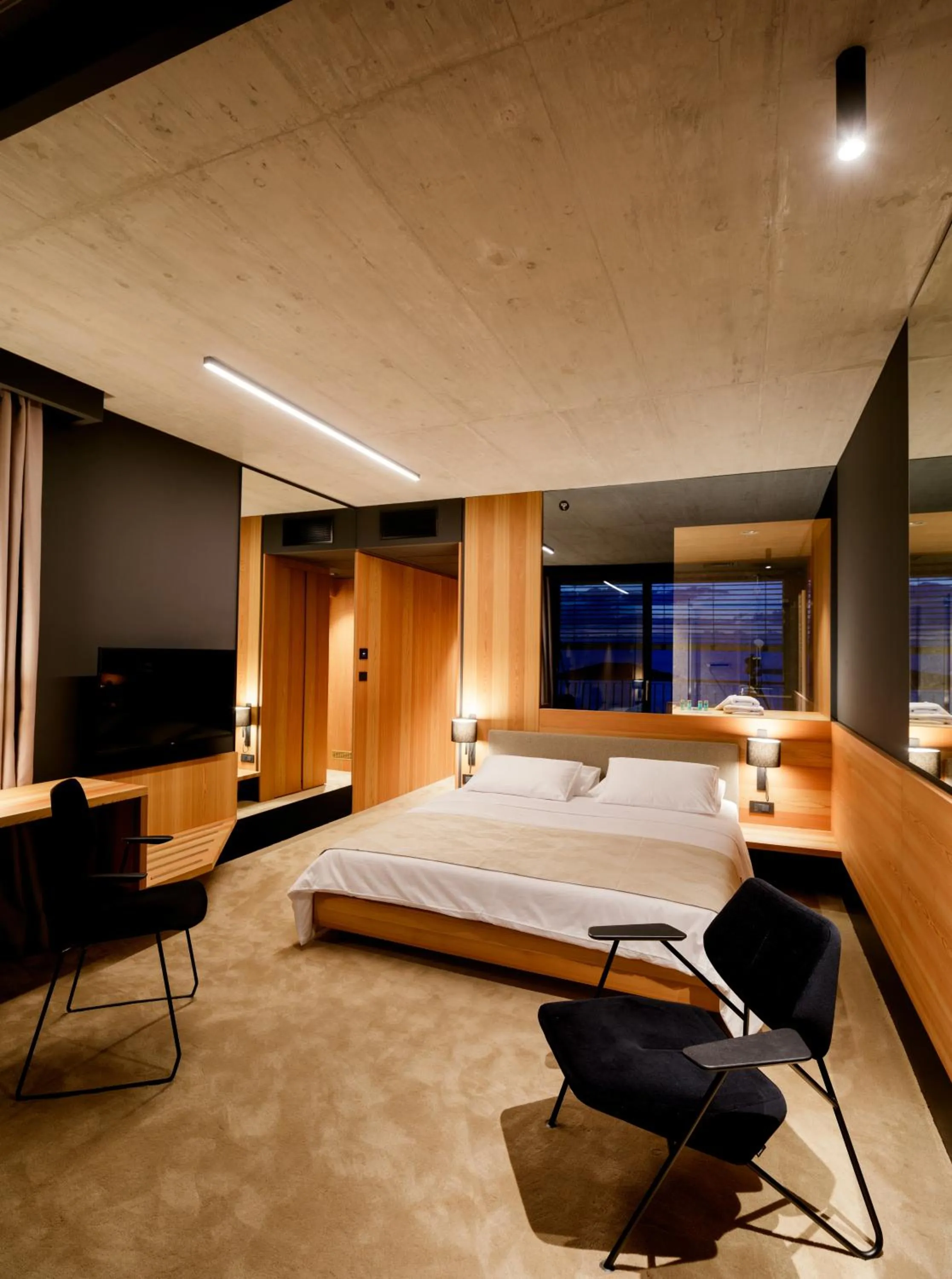 Bed in Hotel Osmolis