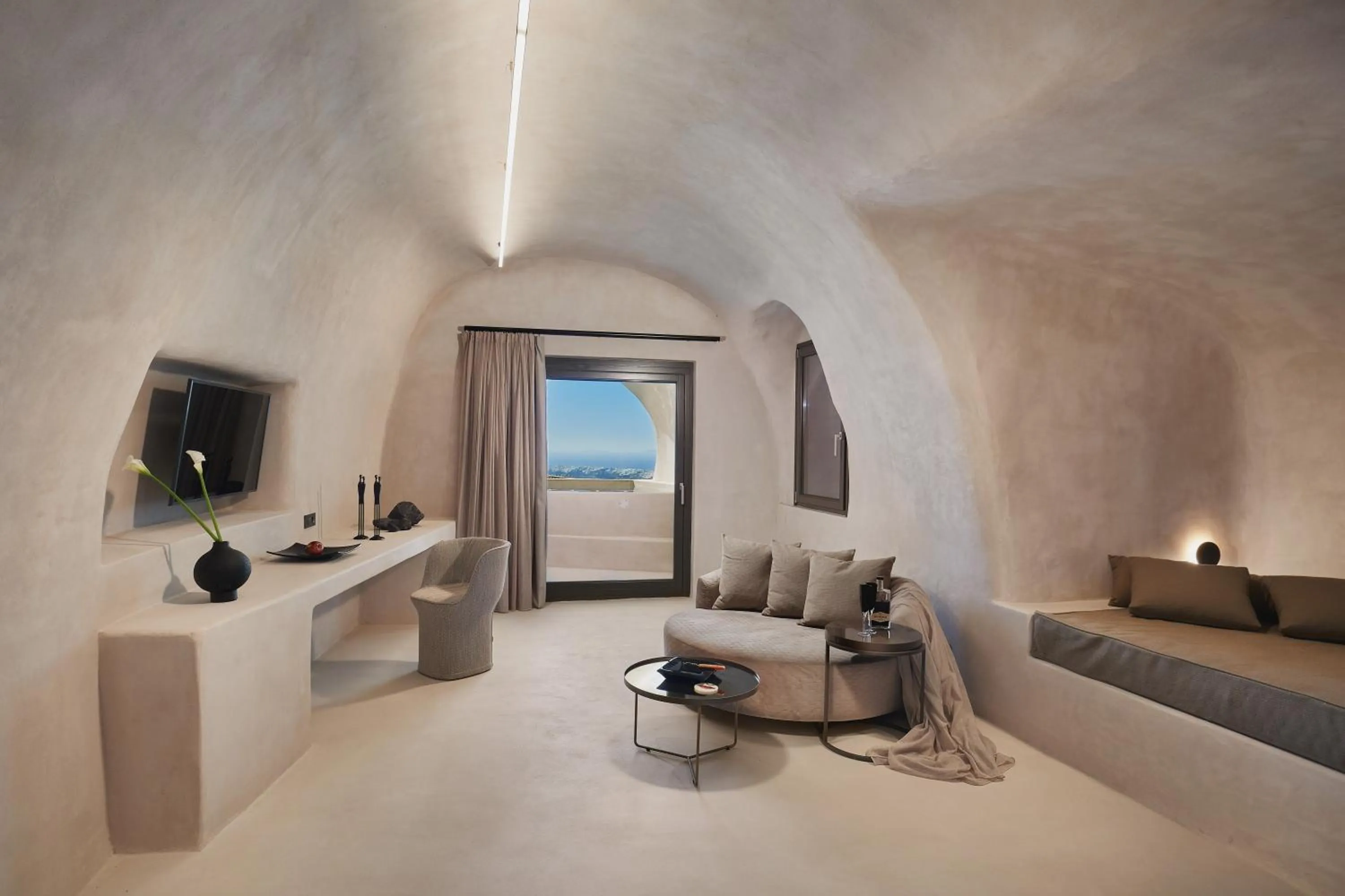 Living room in Divine Cave Experience
