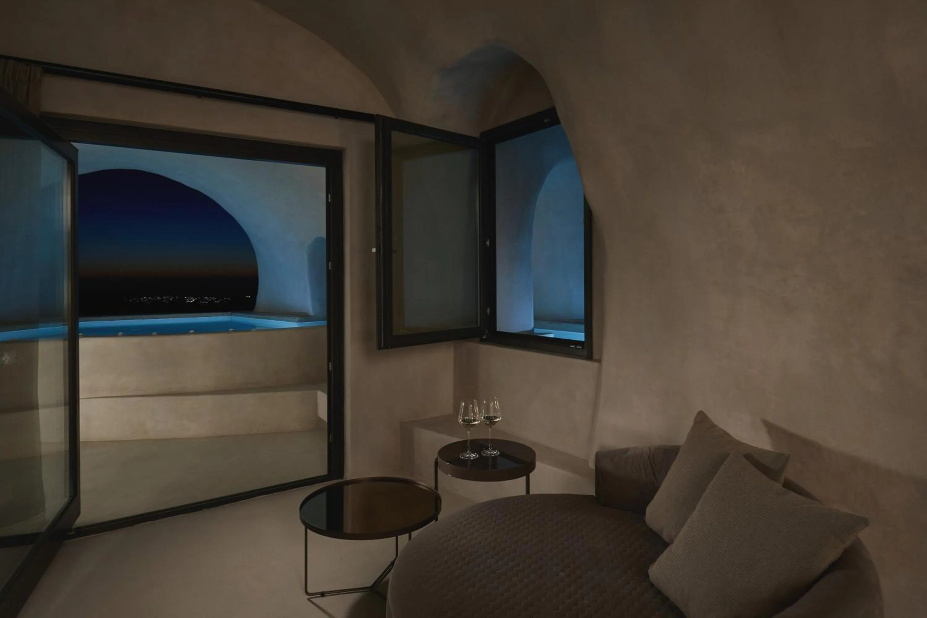 Seating area in Divine Cave Experience