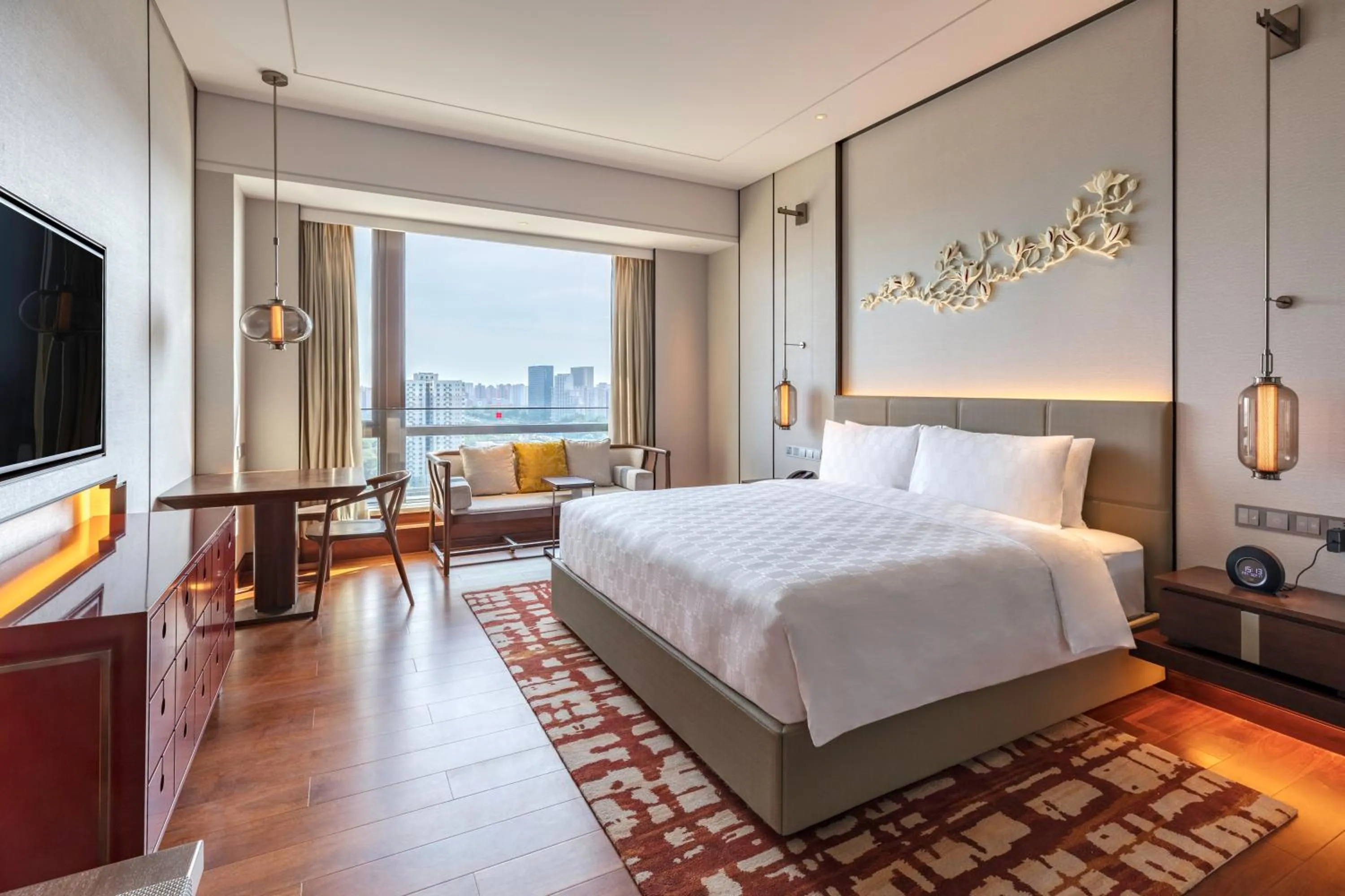 Photo of the whole room, Bed in HUALUXE Beijing Xinan