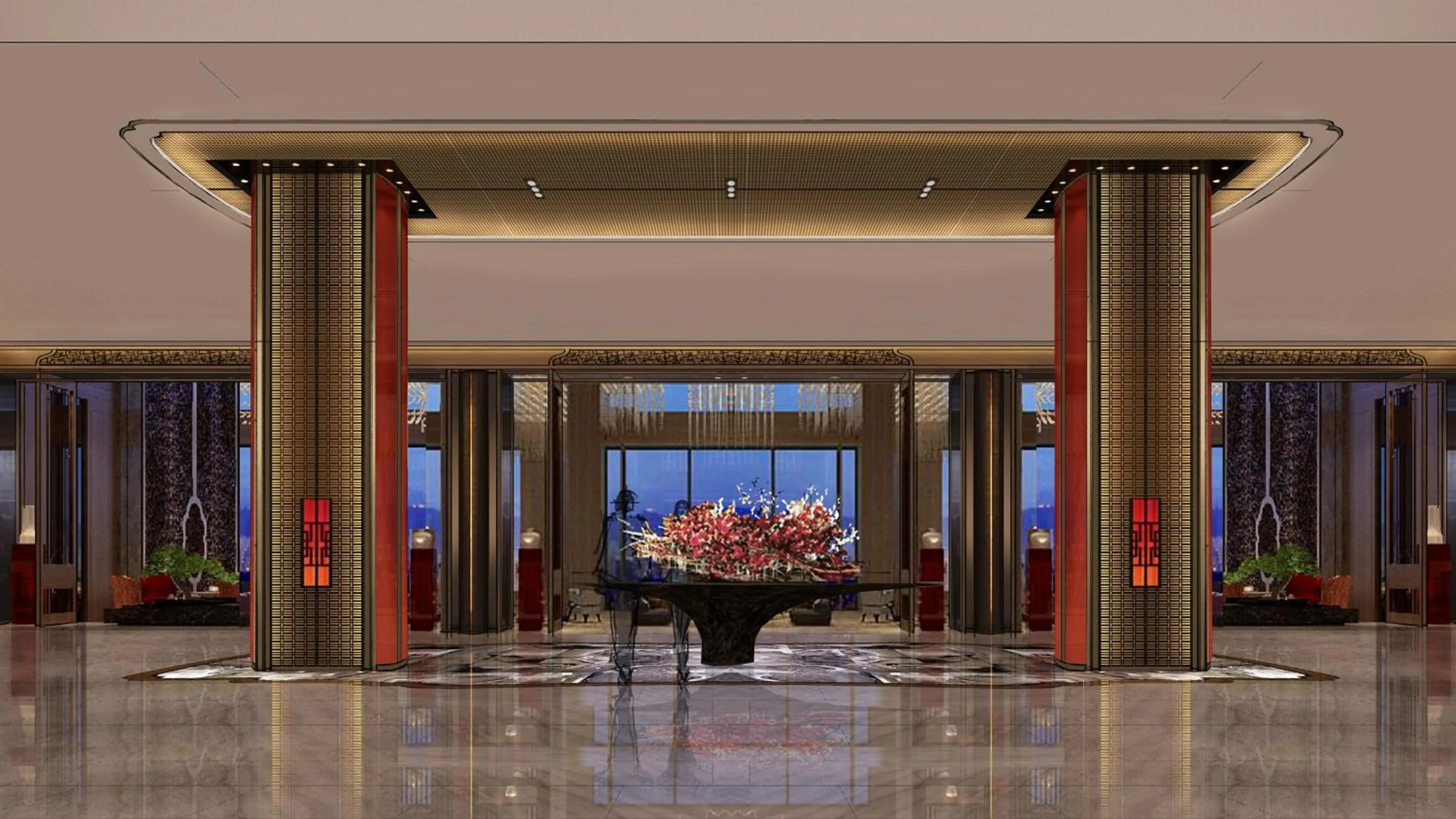 Property building in HUALUXE Beijing Xinan