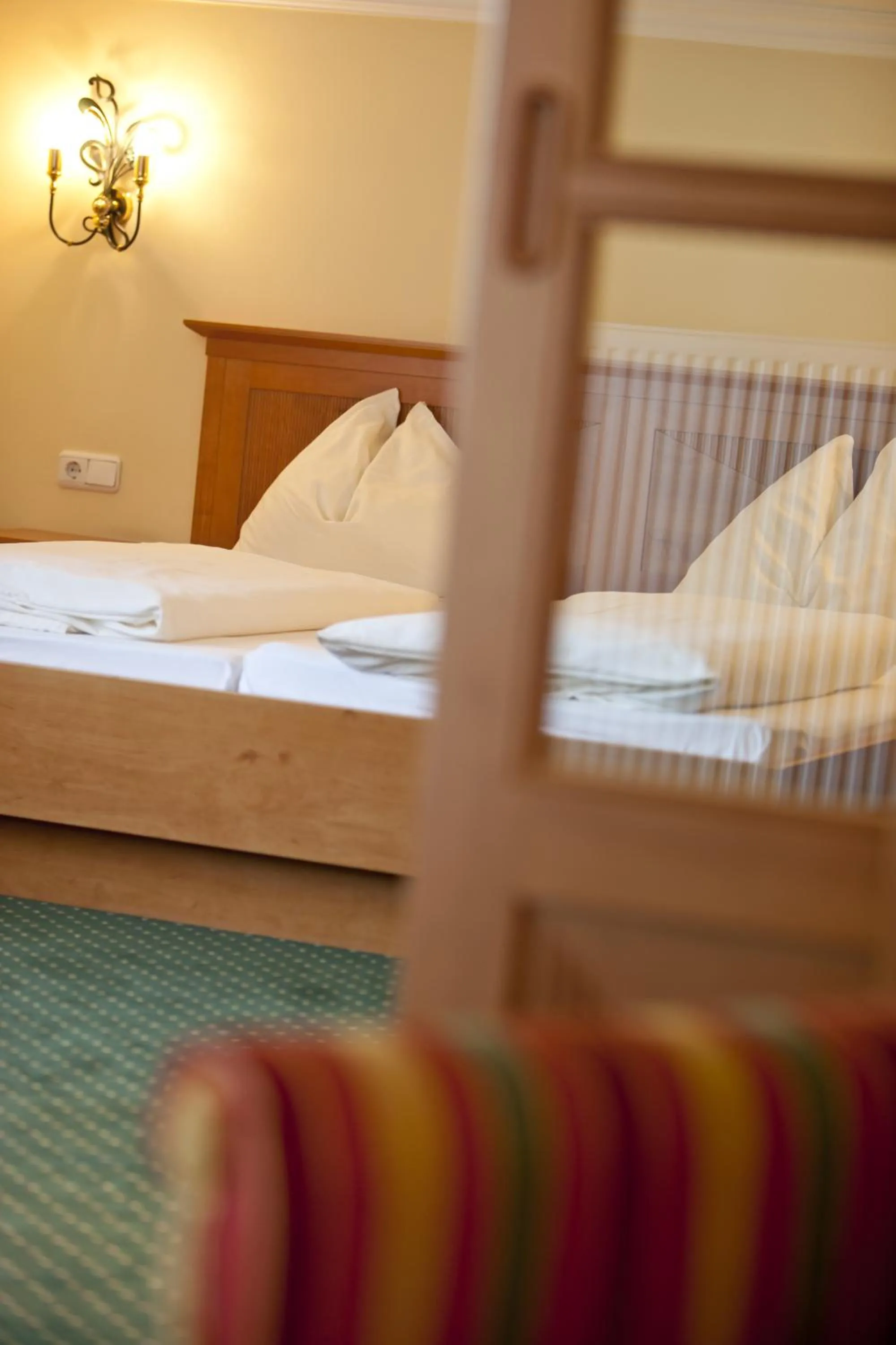 Decorative detail, Bed in Hotel Untersberg