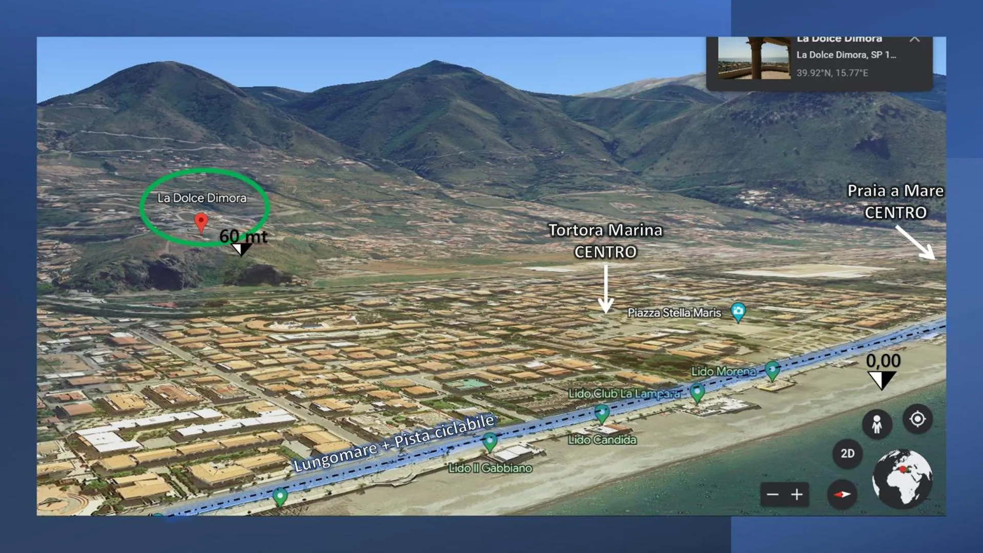 City view in La Dolce Dimora