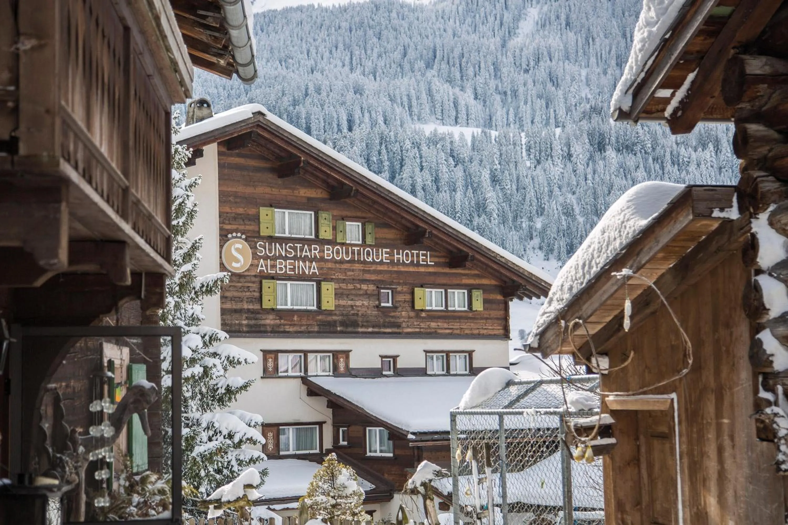 Property building in Sunstar Hotel Klosters