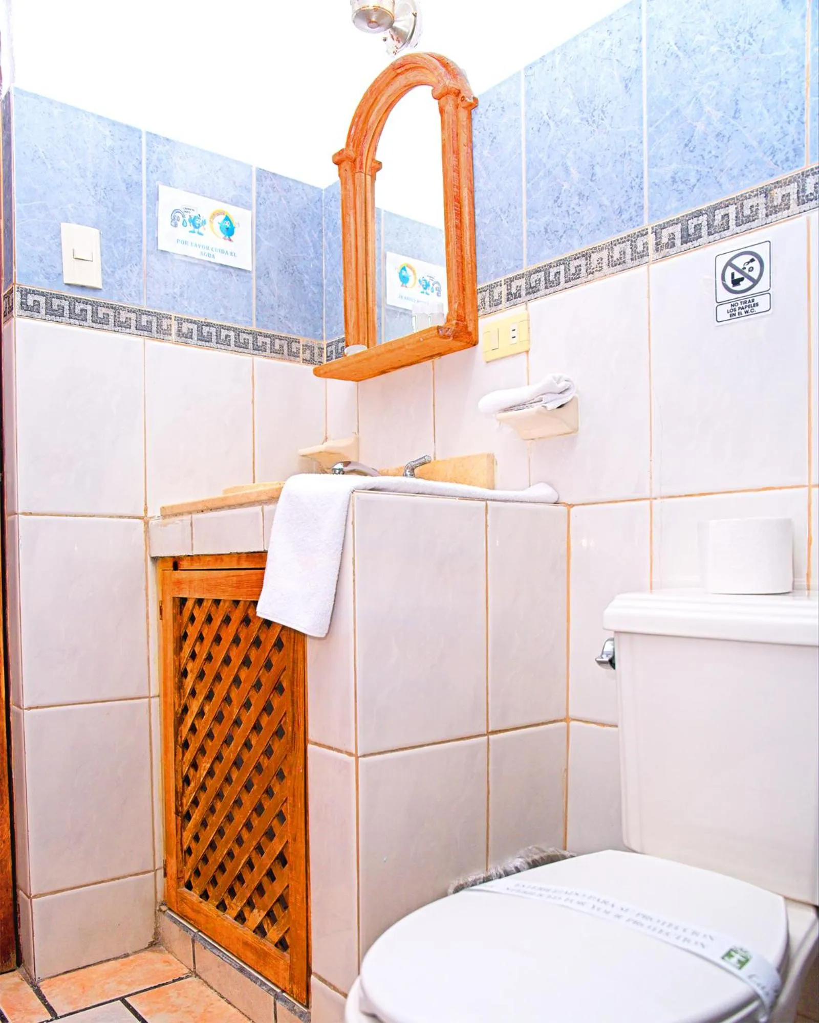 Bathroom in Hotel Las Fuentes