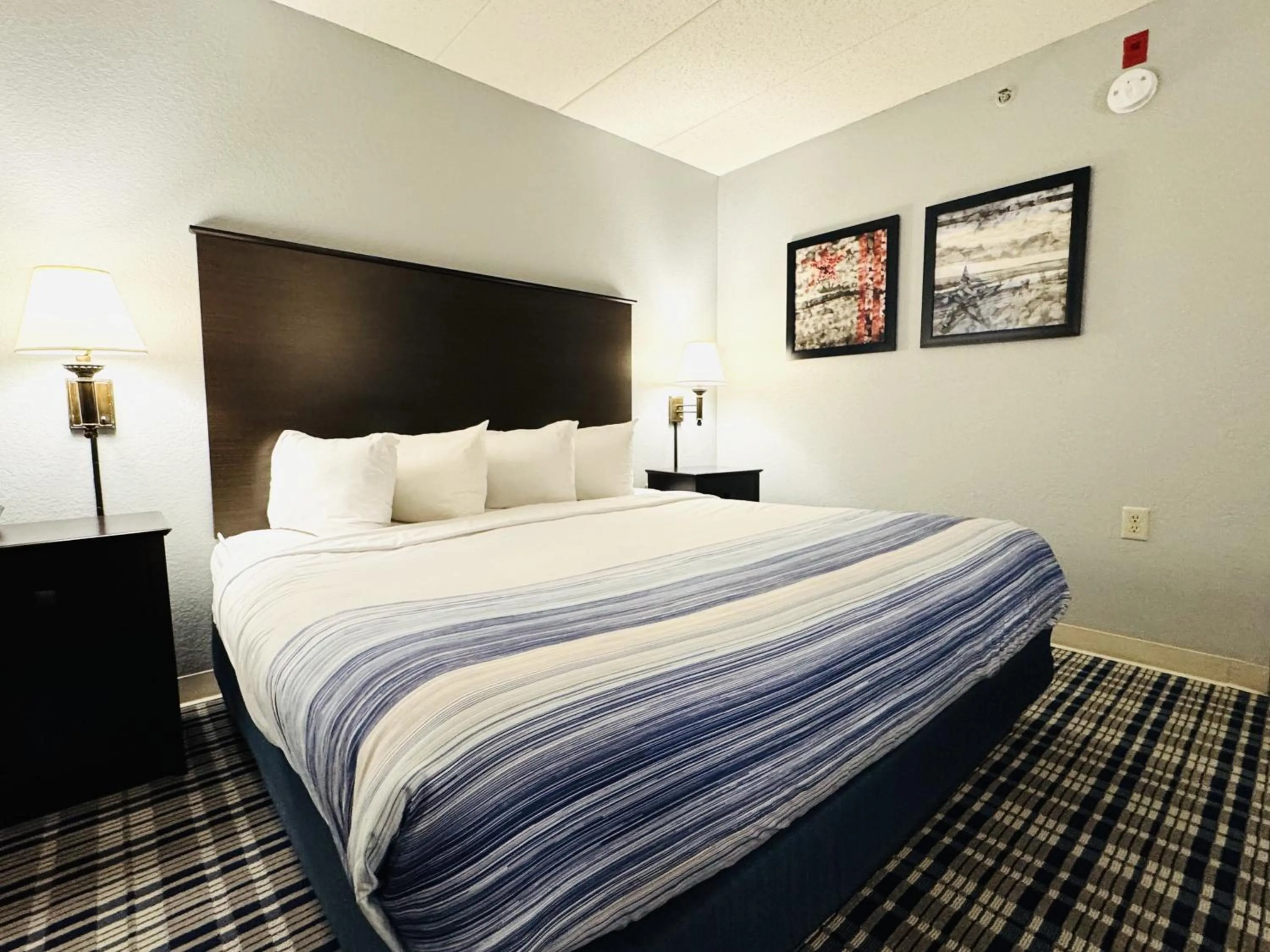 Bed in AmericInn by Wyndham Ames