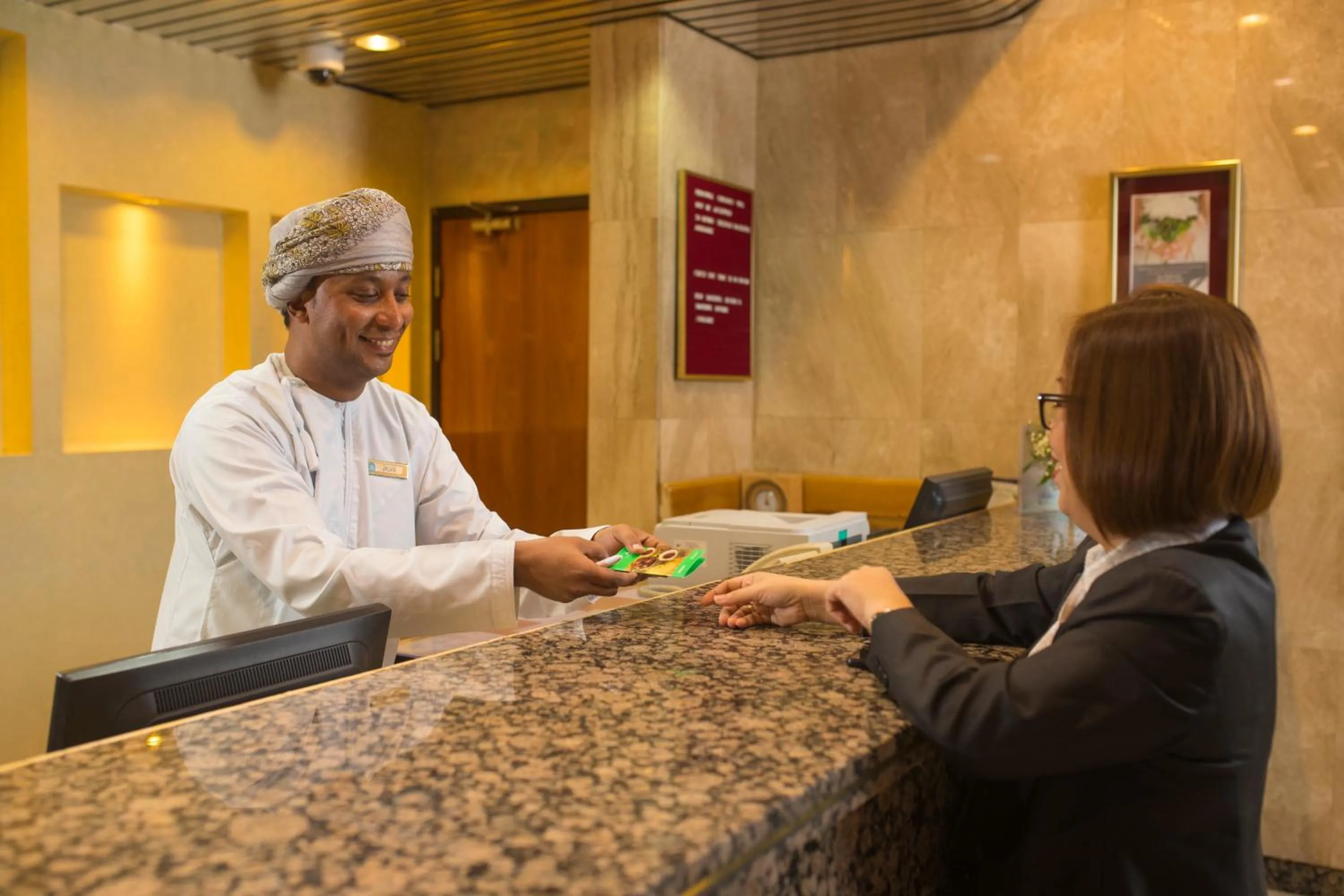 Staff in Hotel Muscat Holiday