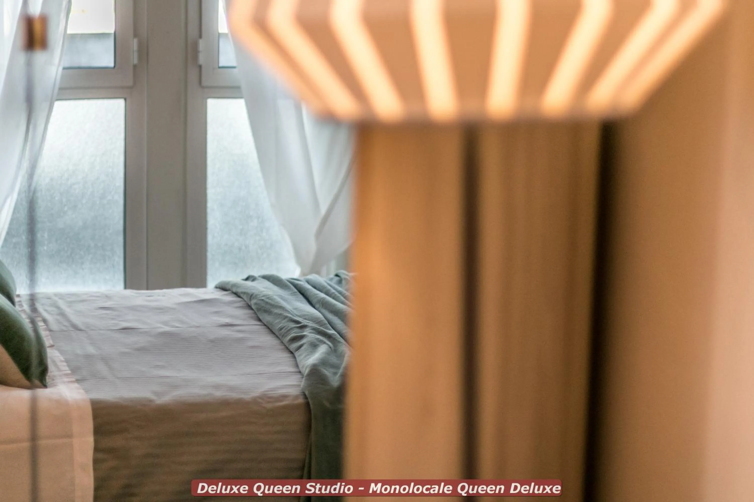 Decorative detail, Bed in 4 Star Bologna Train Station - Self Check-In