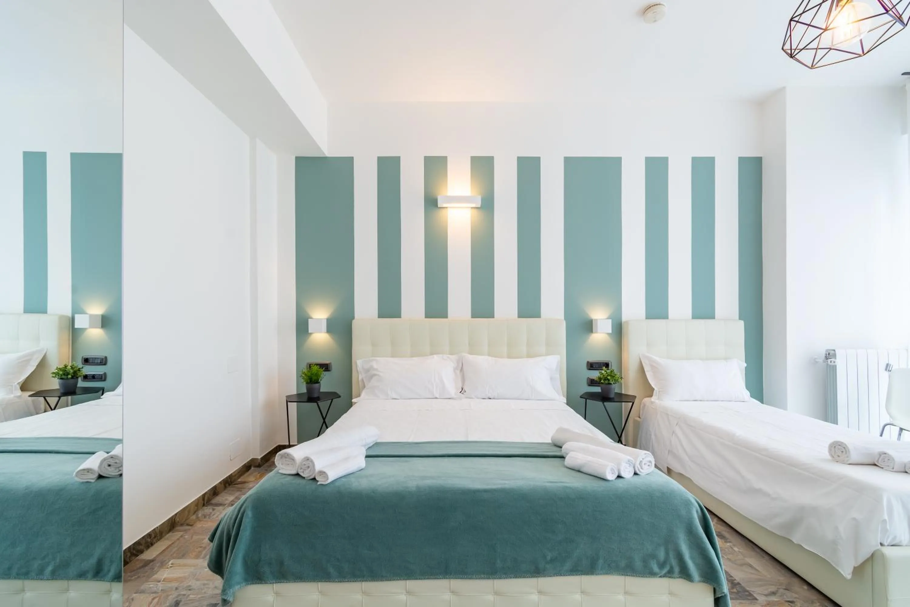 Bedroom, Bed in 4 Star Bologna Train Station - Self Check-In