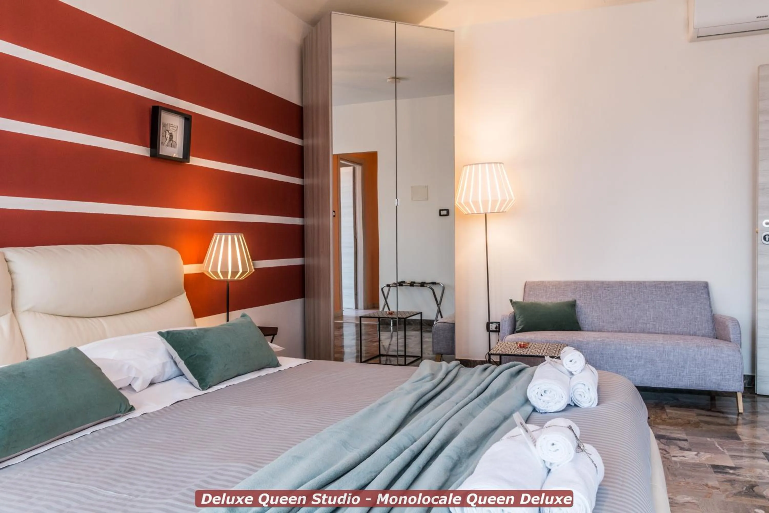 Bedroom, Bed in 4 Star Bologna Train Station - Self Check-In