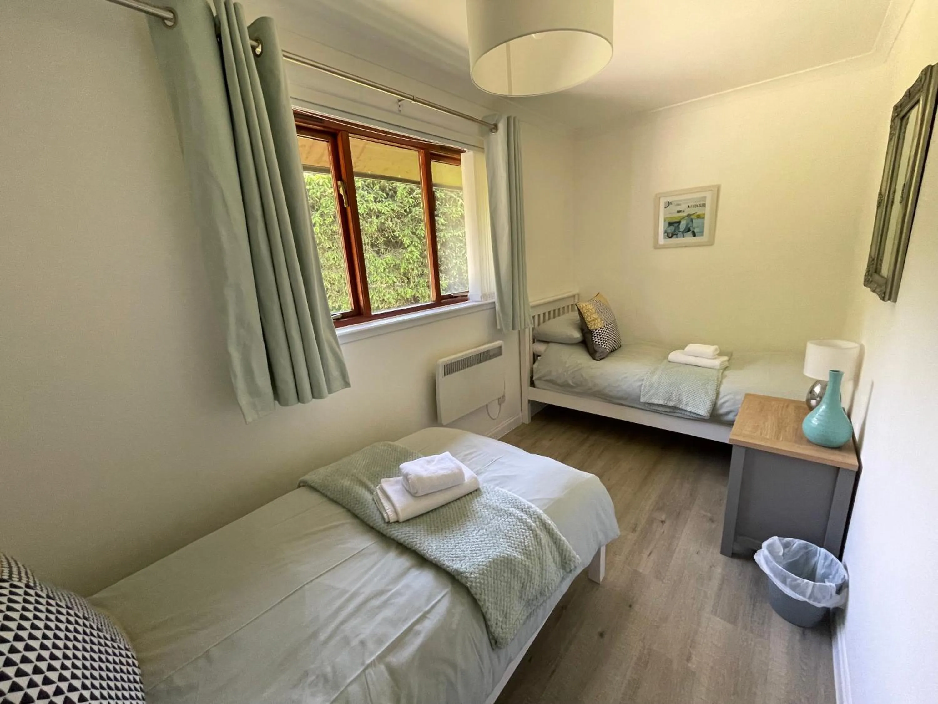 Bed in Wellsfield Farm Holiday Lodges