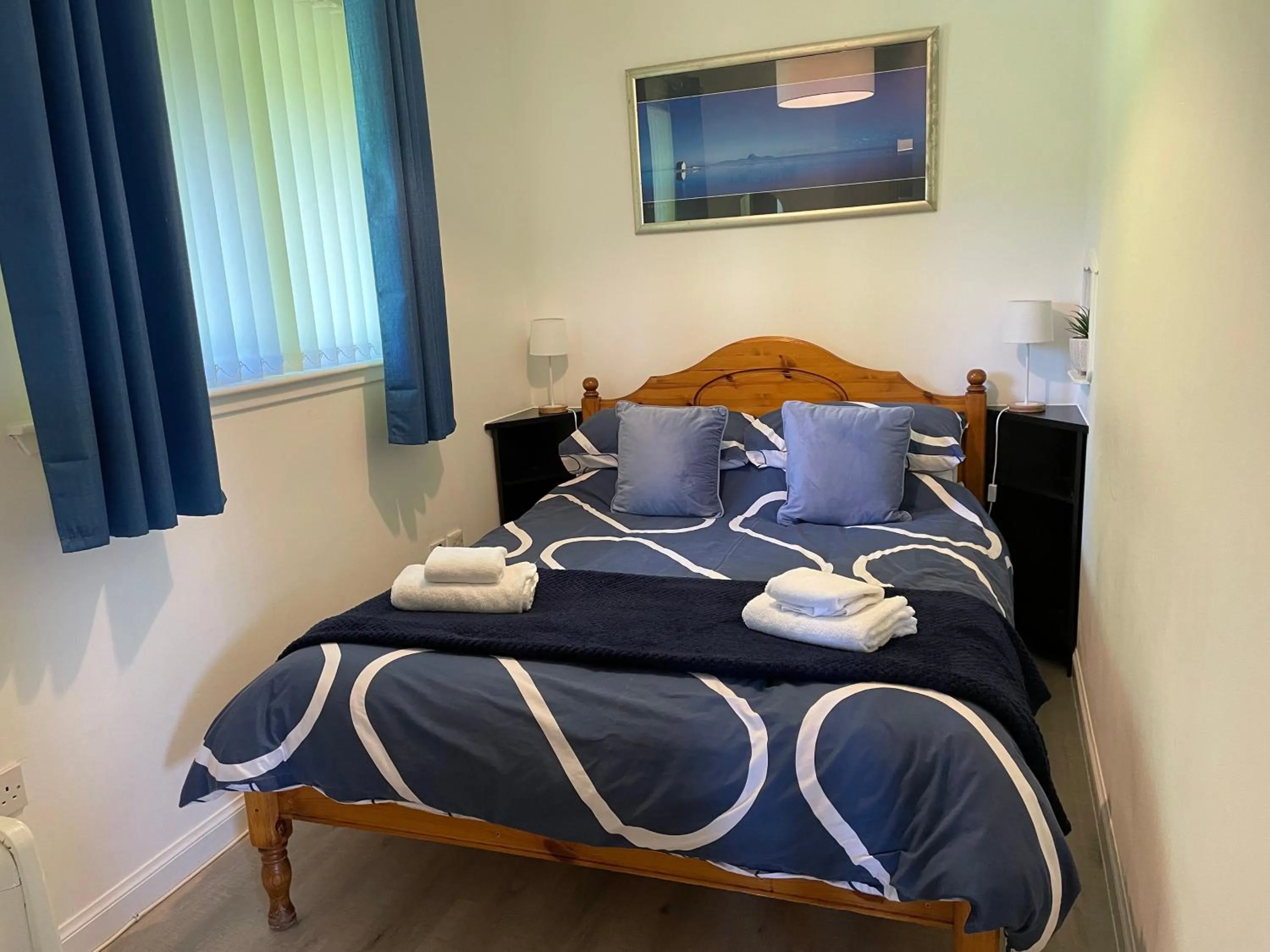 Bed in Wellsfield Farm Holiday Lodges