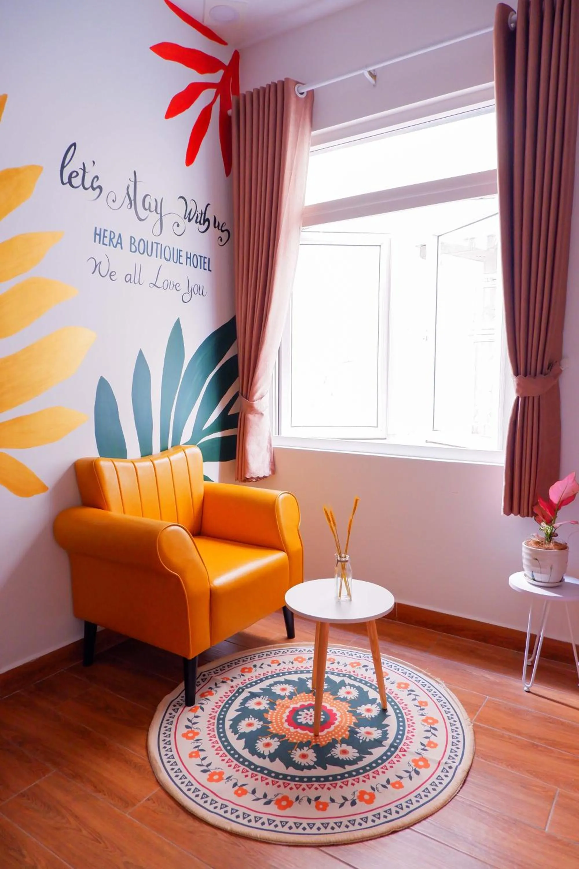 Living room in Hera Boutique Hotel