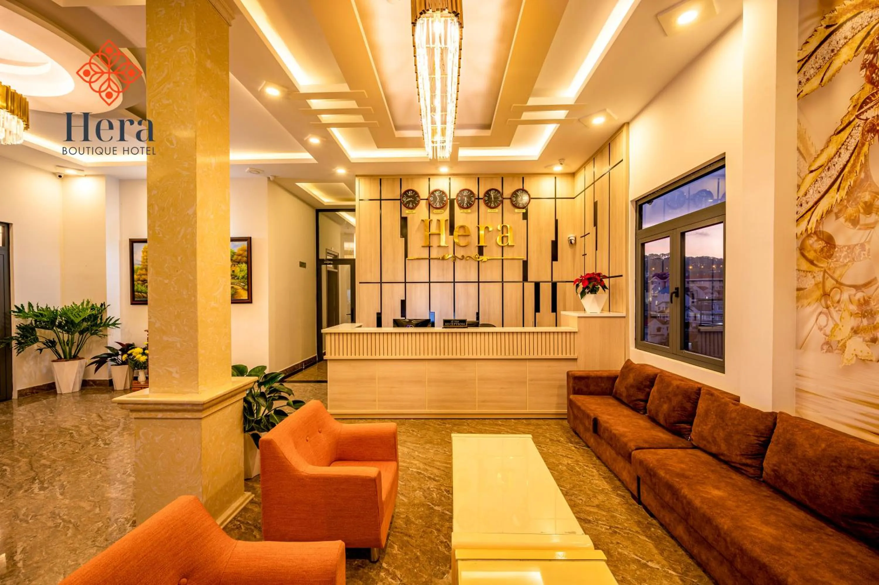 Lobby or reception in Hera Boutique Hotel
