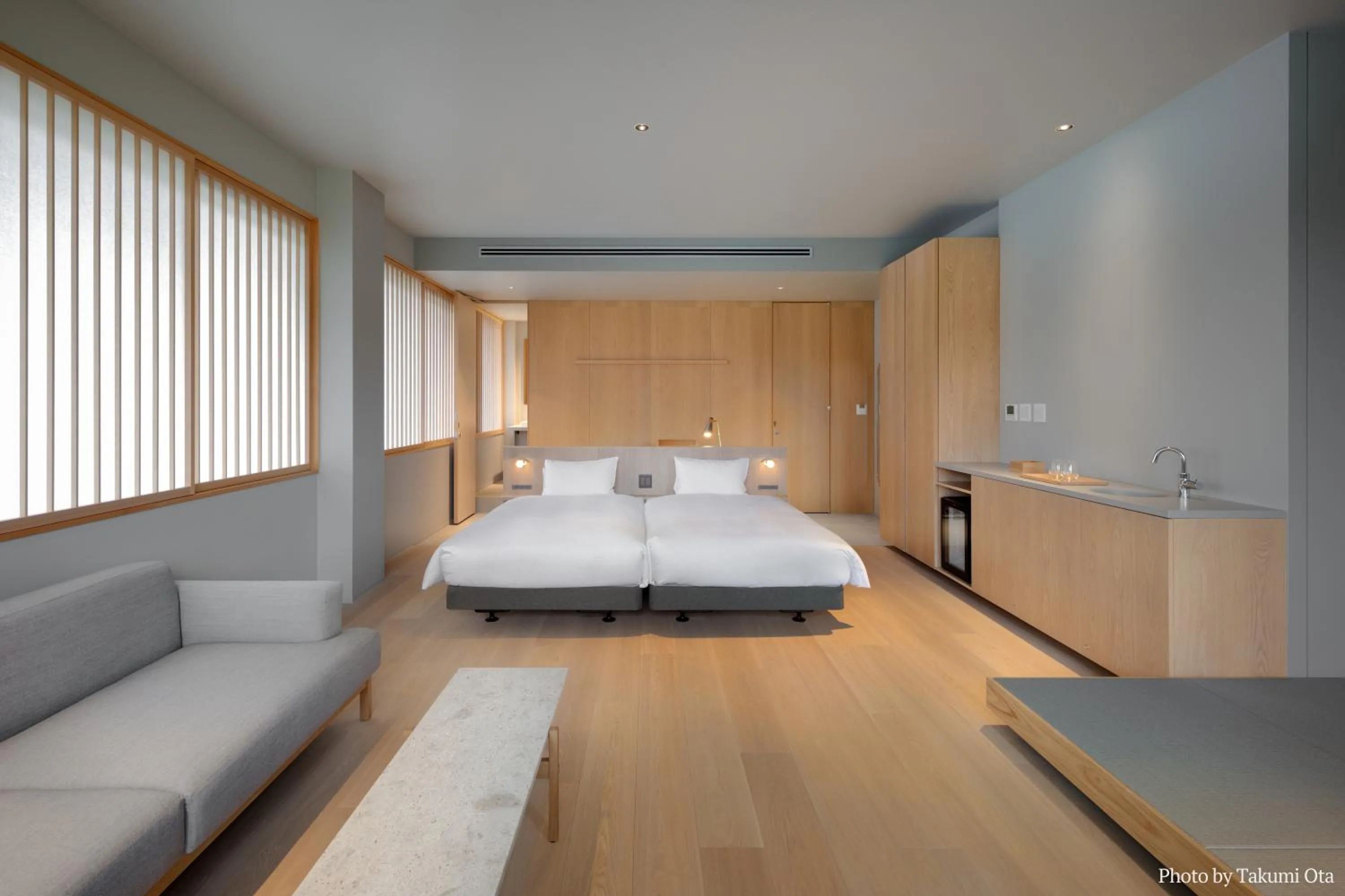 Photo of the whole room, Bed in MIROKU NARA by THE SHARE HOTELS