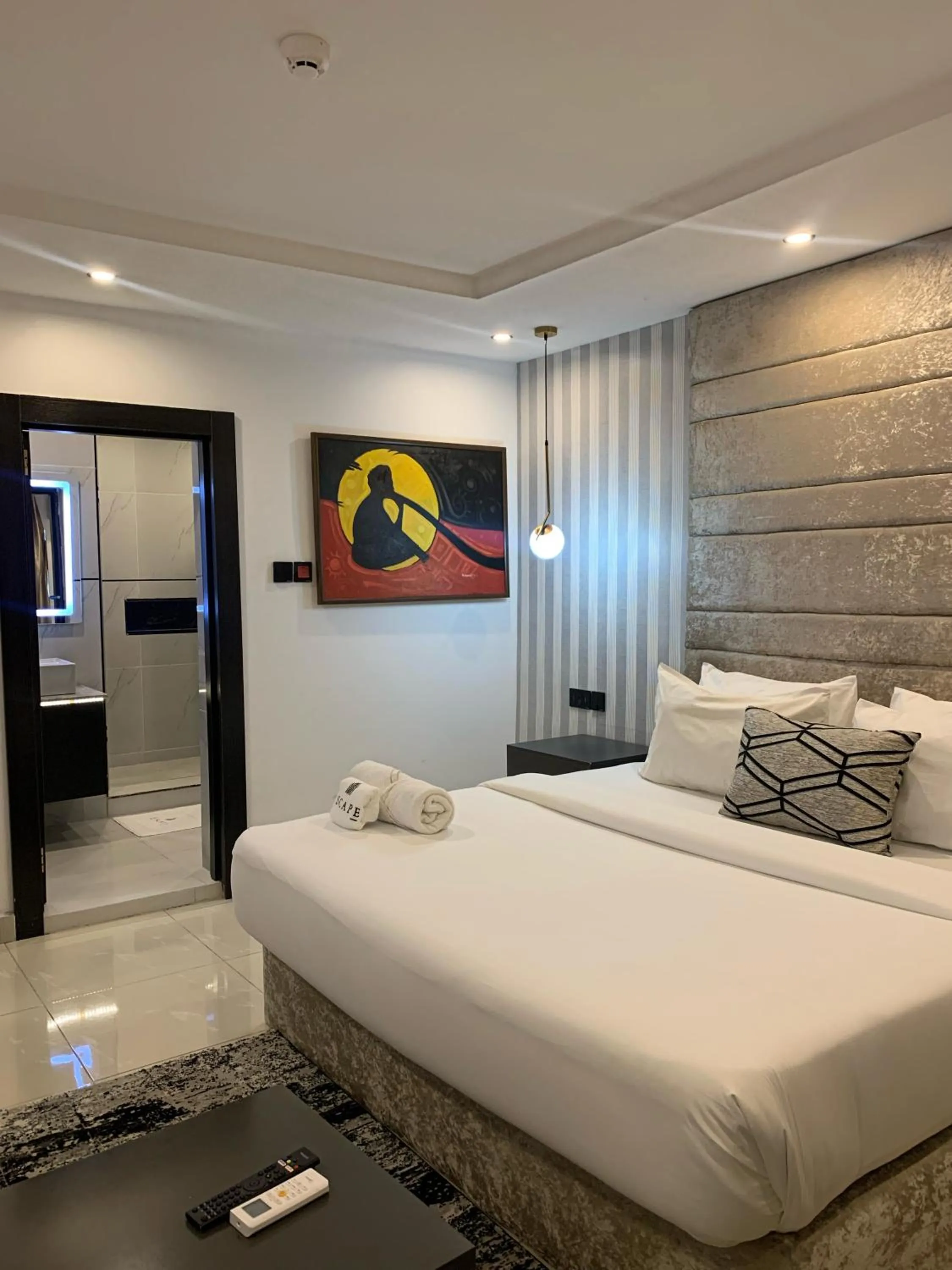 Bed in Gordonsville Escape Boutique Hotel