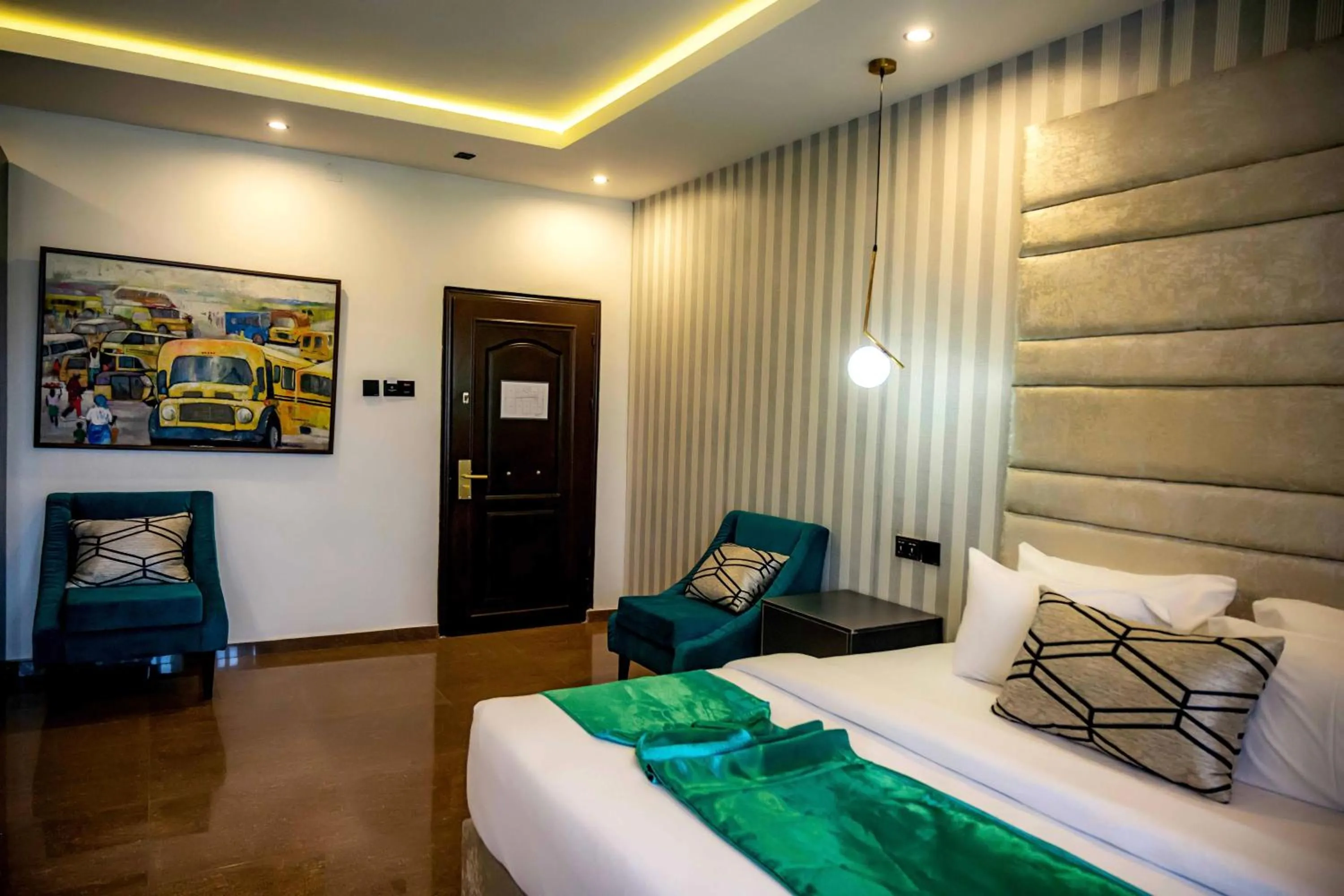 Bed in Gordonsville Escape Boutique Hotel