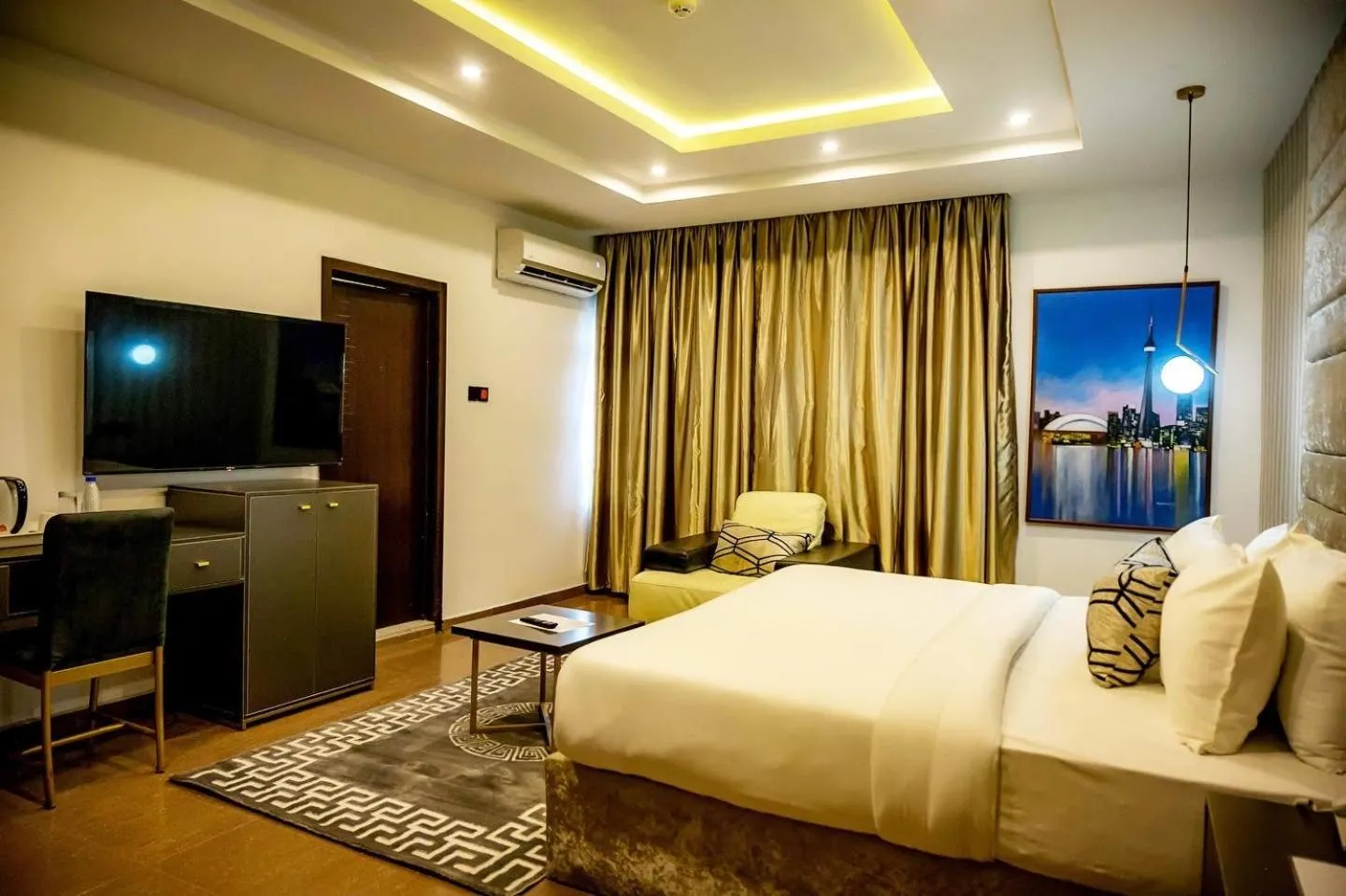 Bed in Gordonsville Escape Boutique Hotel