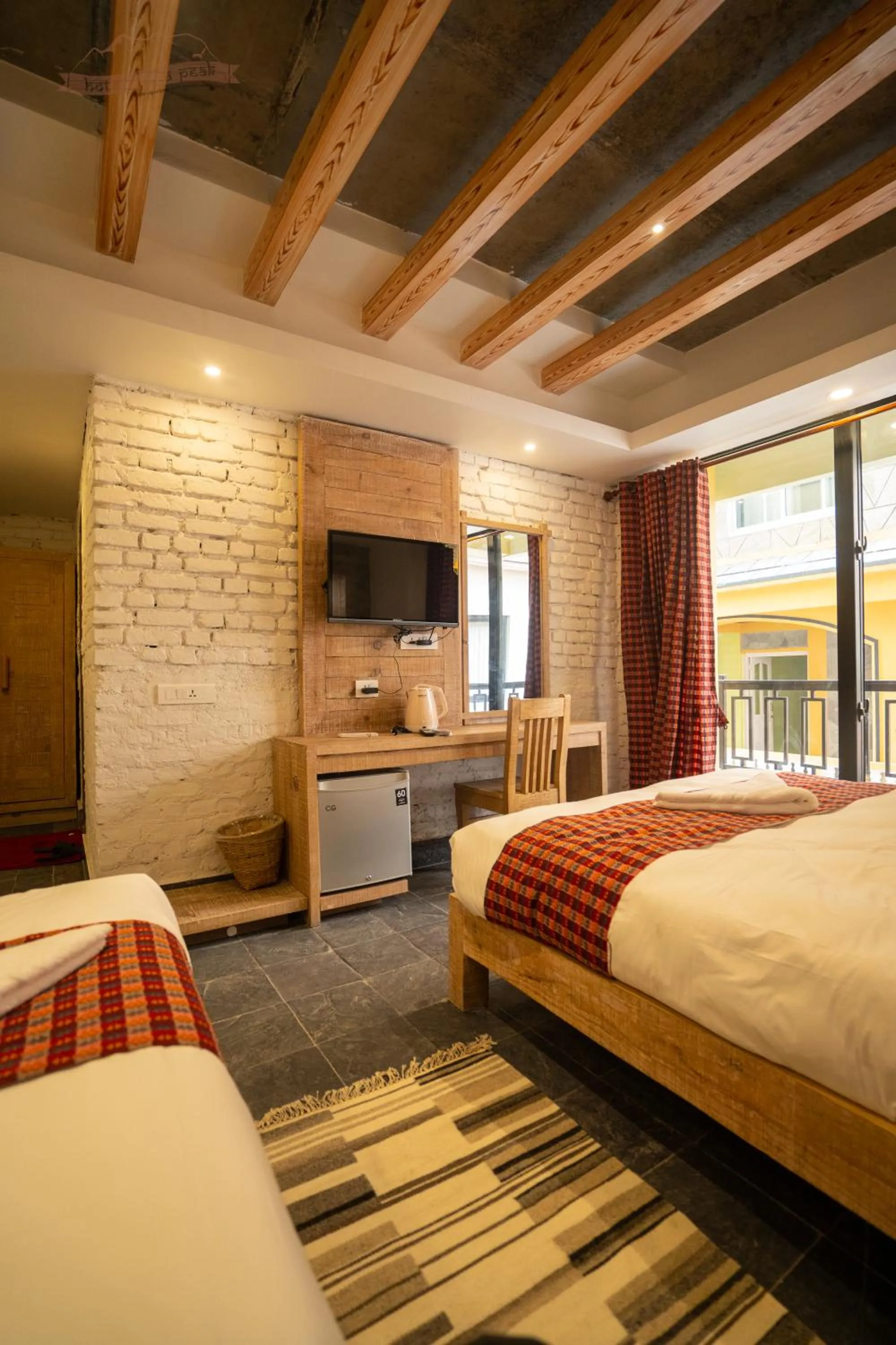 Photo of the whole room, Bed in Hotel Mera Peak Private Limited