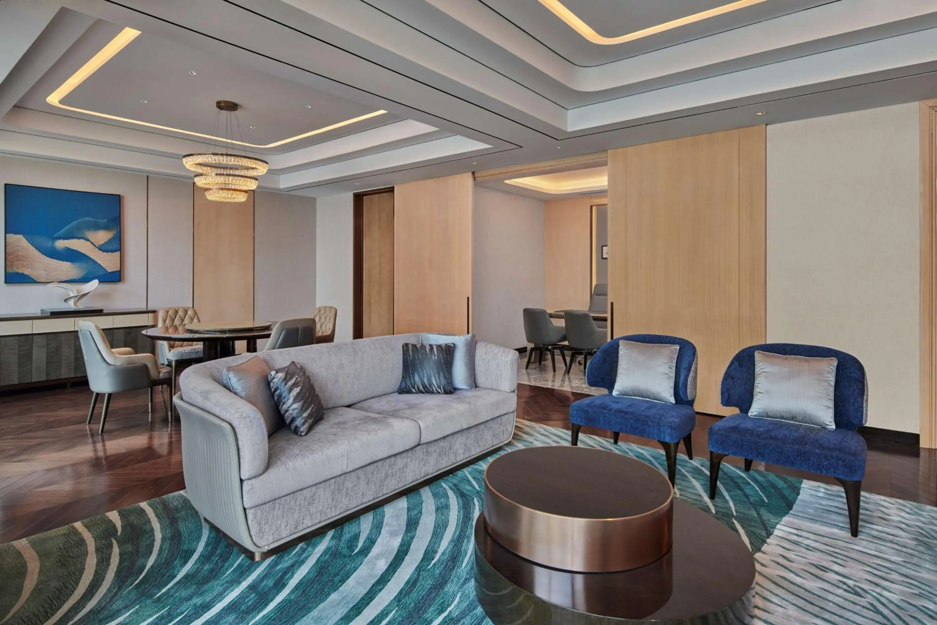 Living room in Hilton Yancheng