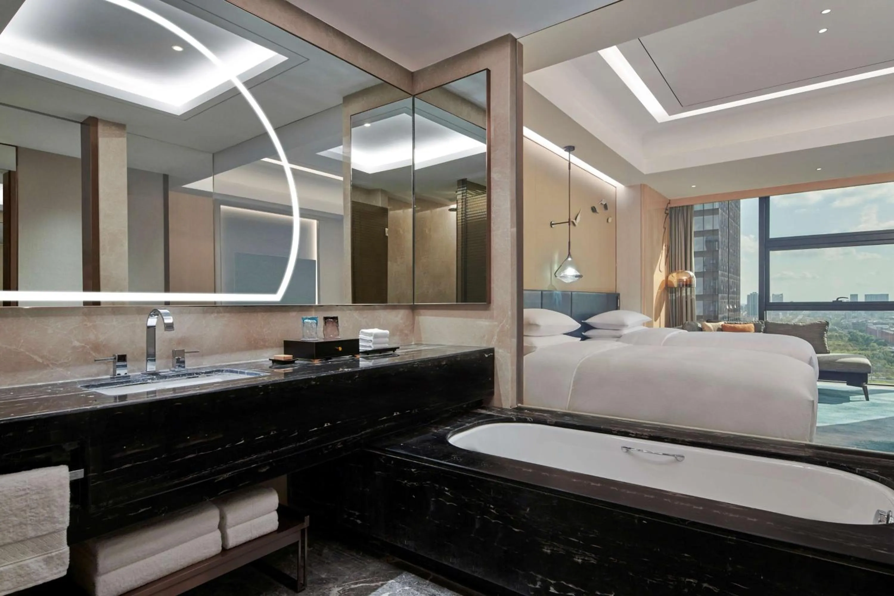 Bathroom in Hilton Yancheng
