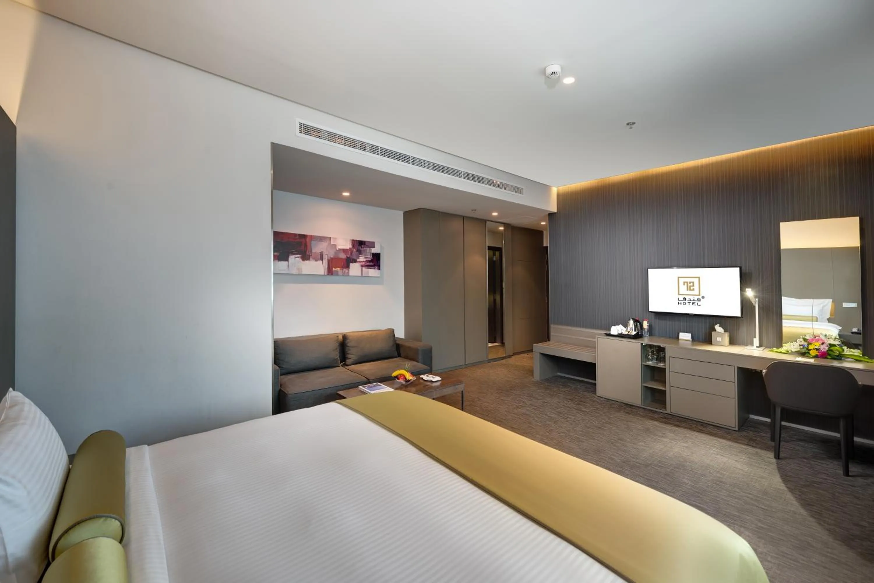 Photo of the whole room, Bed in 72 Hotel Sharjah