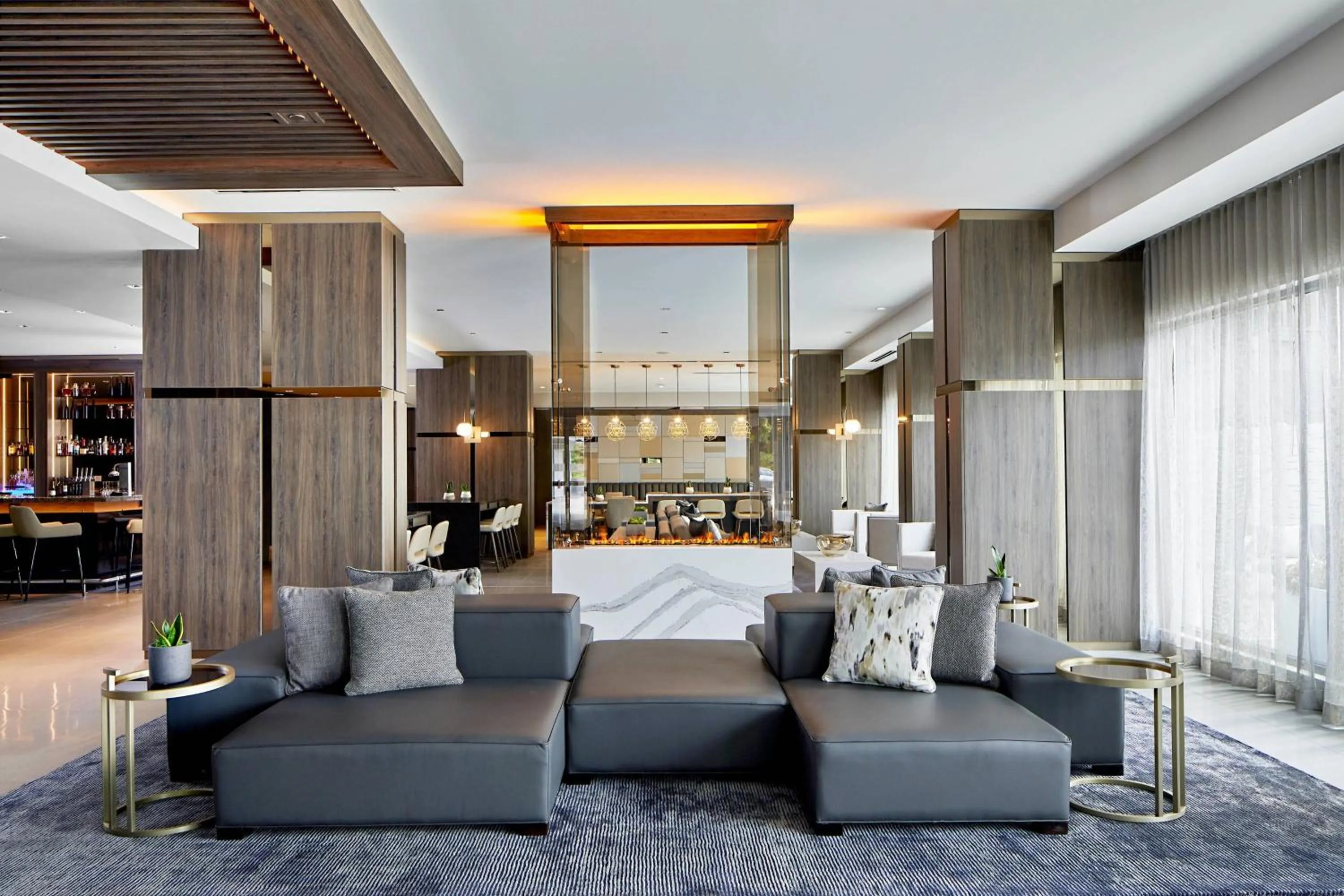 Lobby or reception in AC Hotel by Marriott Durham Duke University