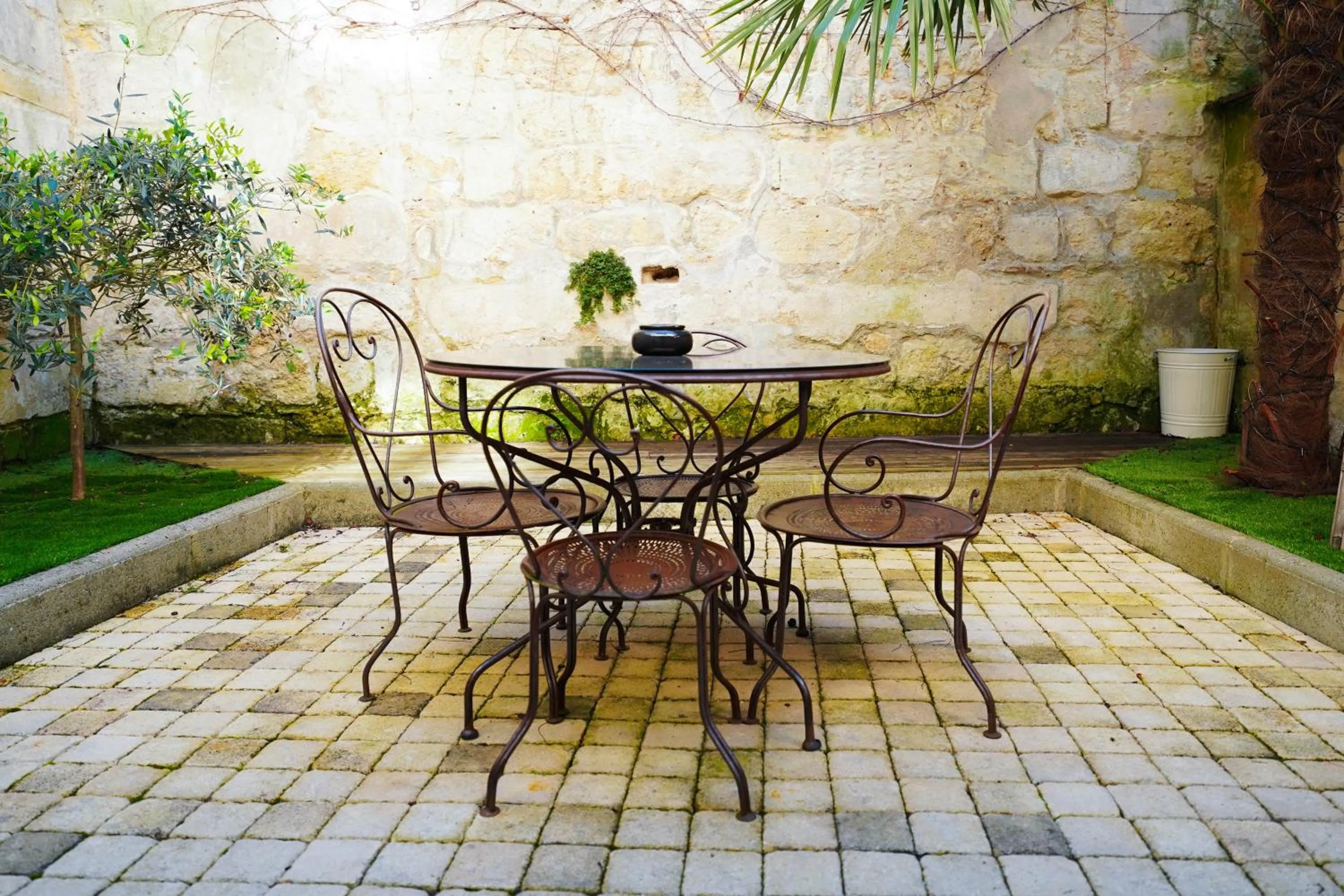 Patio in B&B La Maison Galiène