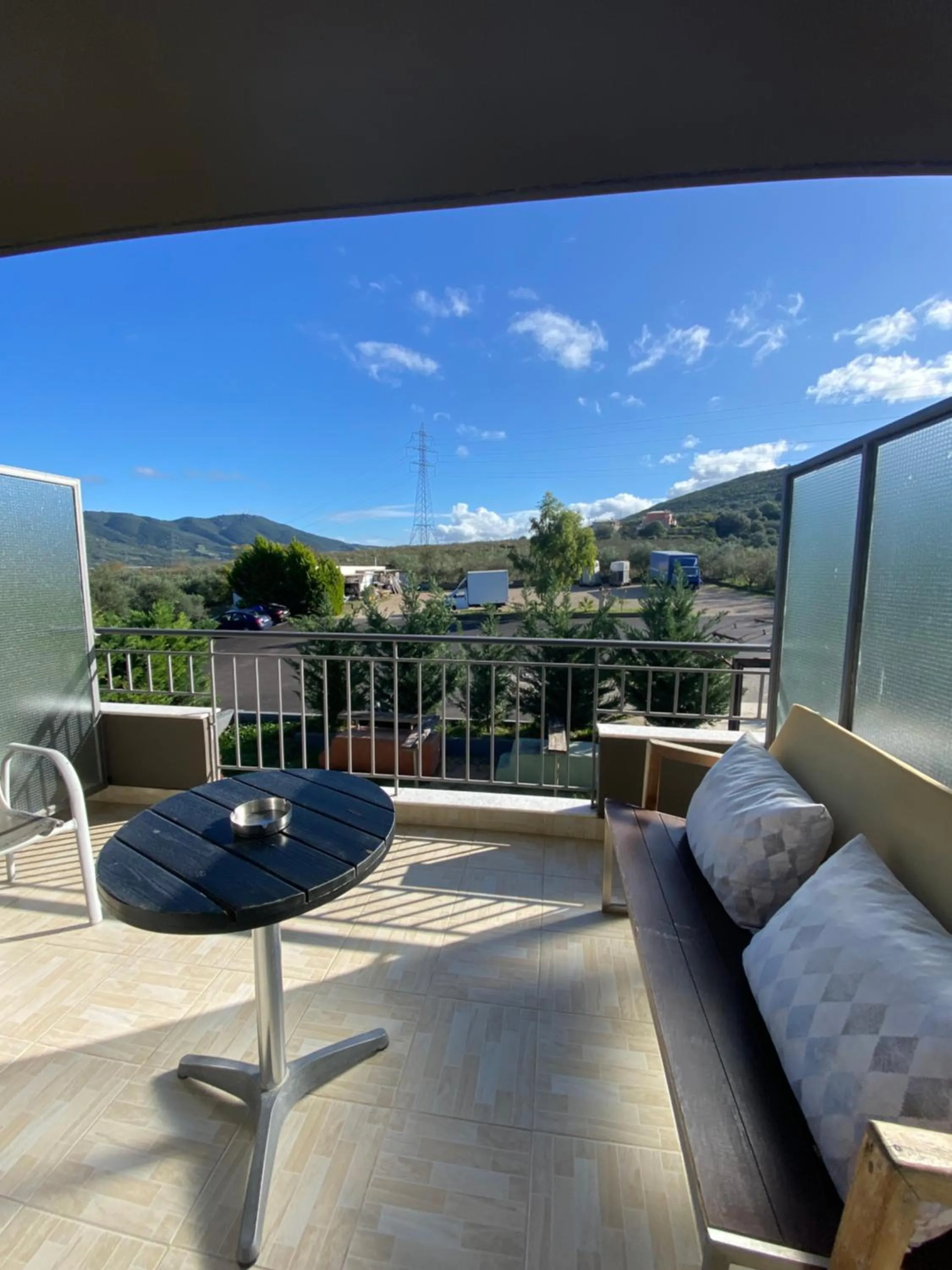 Balcony/Terrace in sozos inn hotel vonitsa