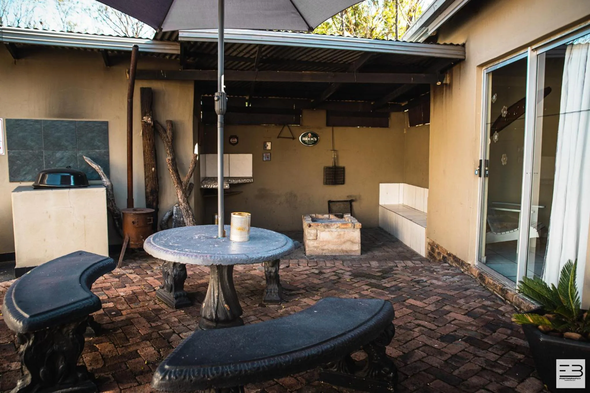 Patio in Geluksfontein Private Game Farm