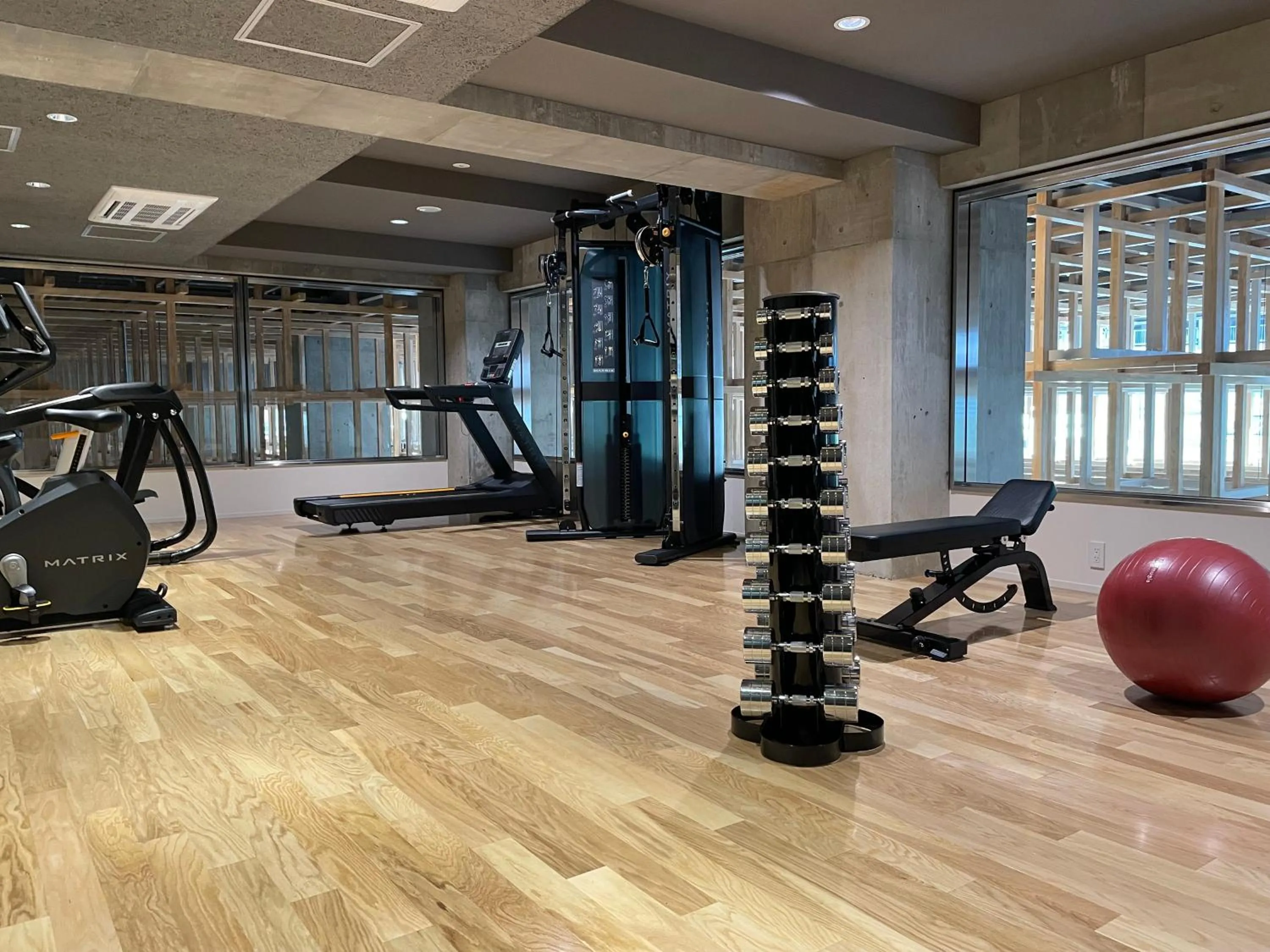 Fitness centre/facilities in AMANEK Beppu YULA-RE
