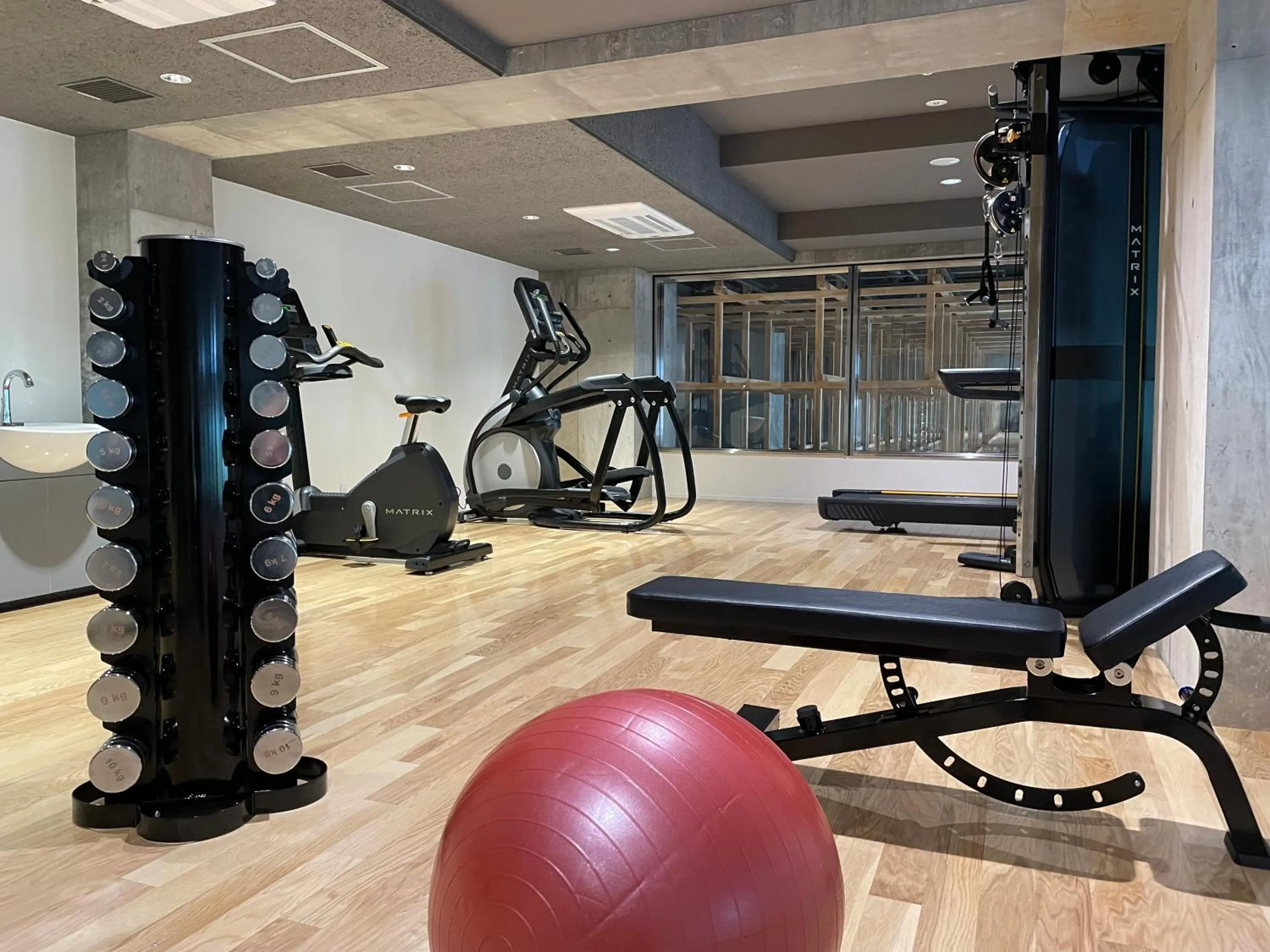Fitness centre/facilities in AMANEK Beppu YULA-RE