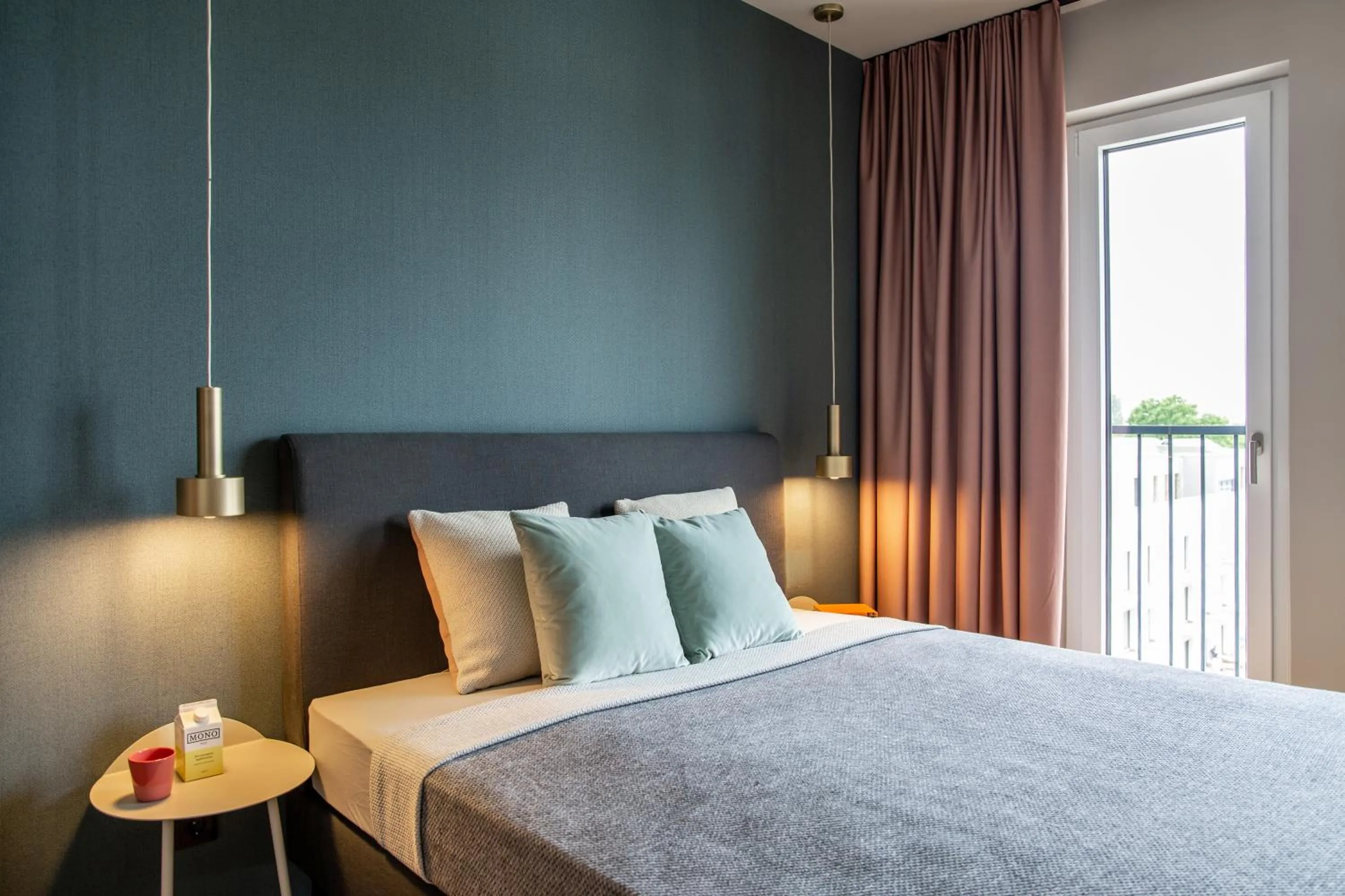 Photo of the whole room, Bed in ipartment Braunschweig