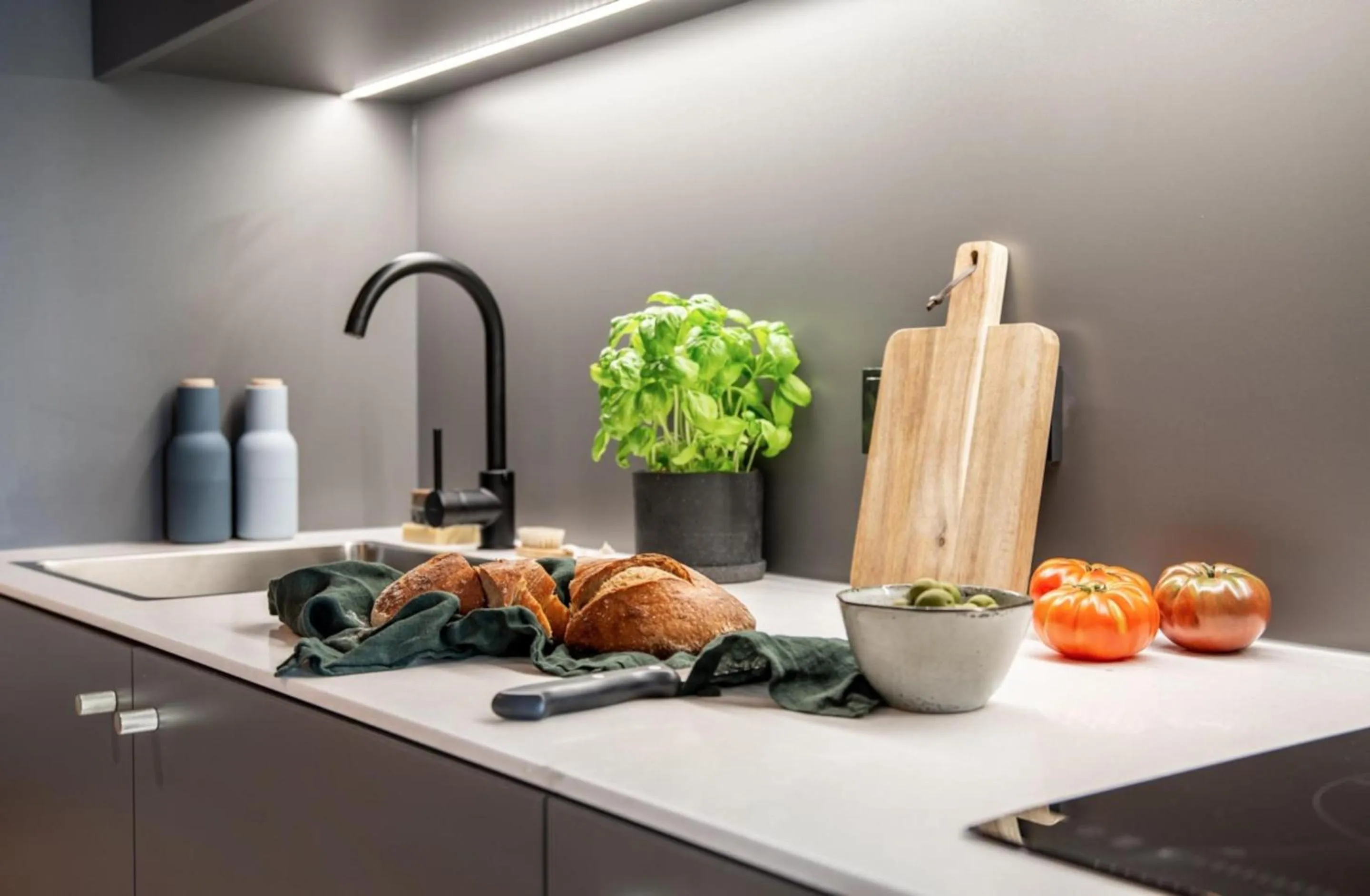 Kitchen or kitchenette in ipartment Braunschweig HOME by Best Western