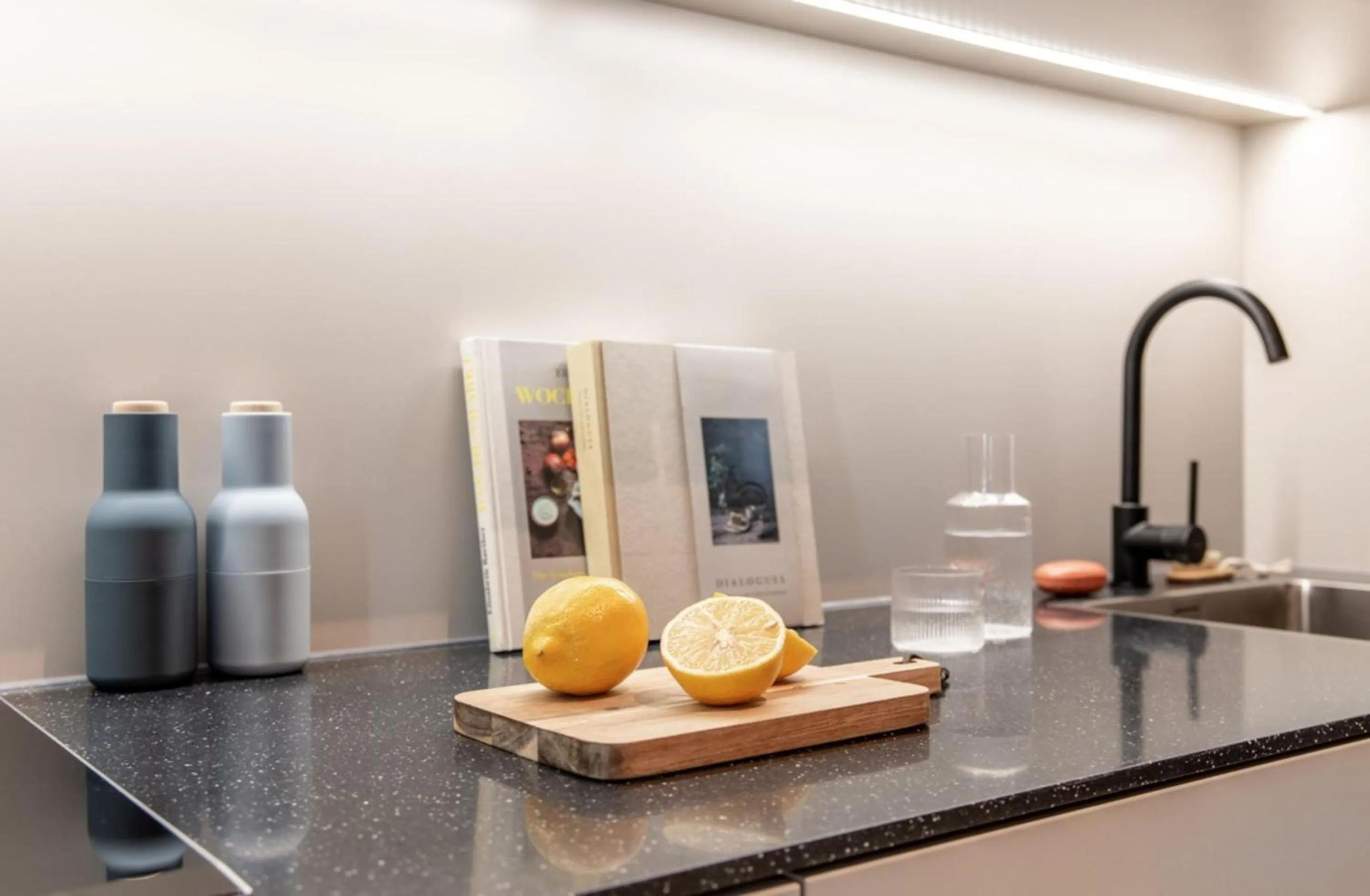 Kitchen or kitchenette in ipartment Braunschweig HOME by Best Western