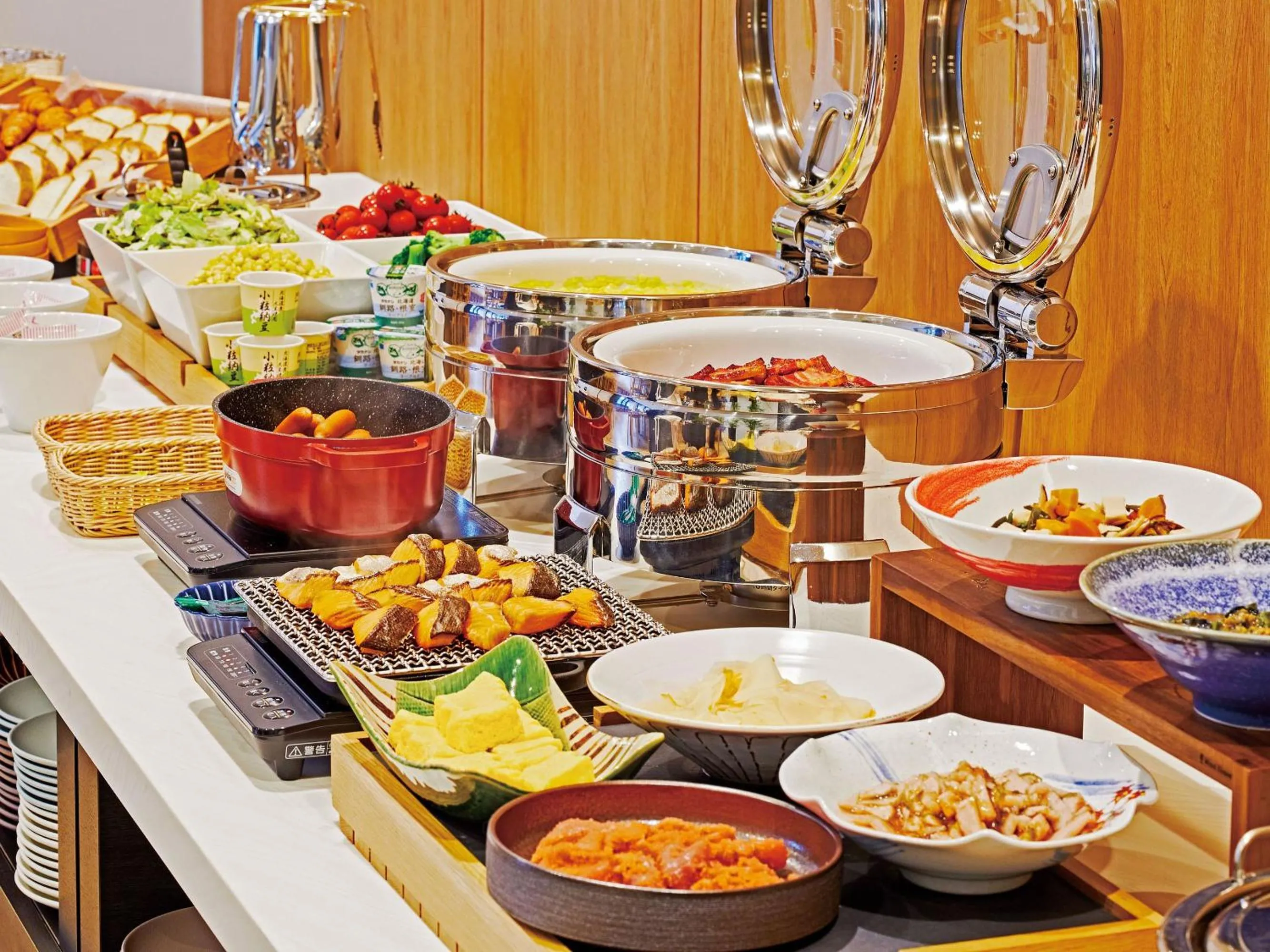 Buffet breakfast in Hotel Keyaki Gate Tokyo Fuchu