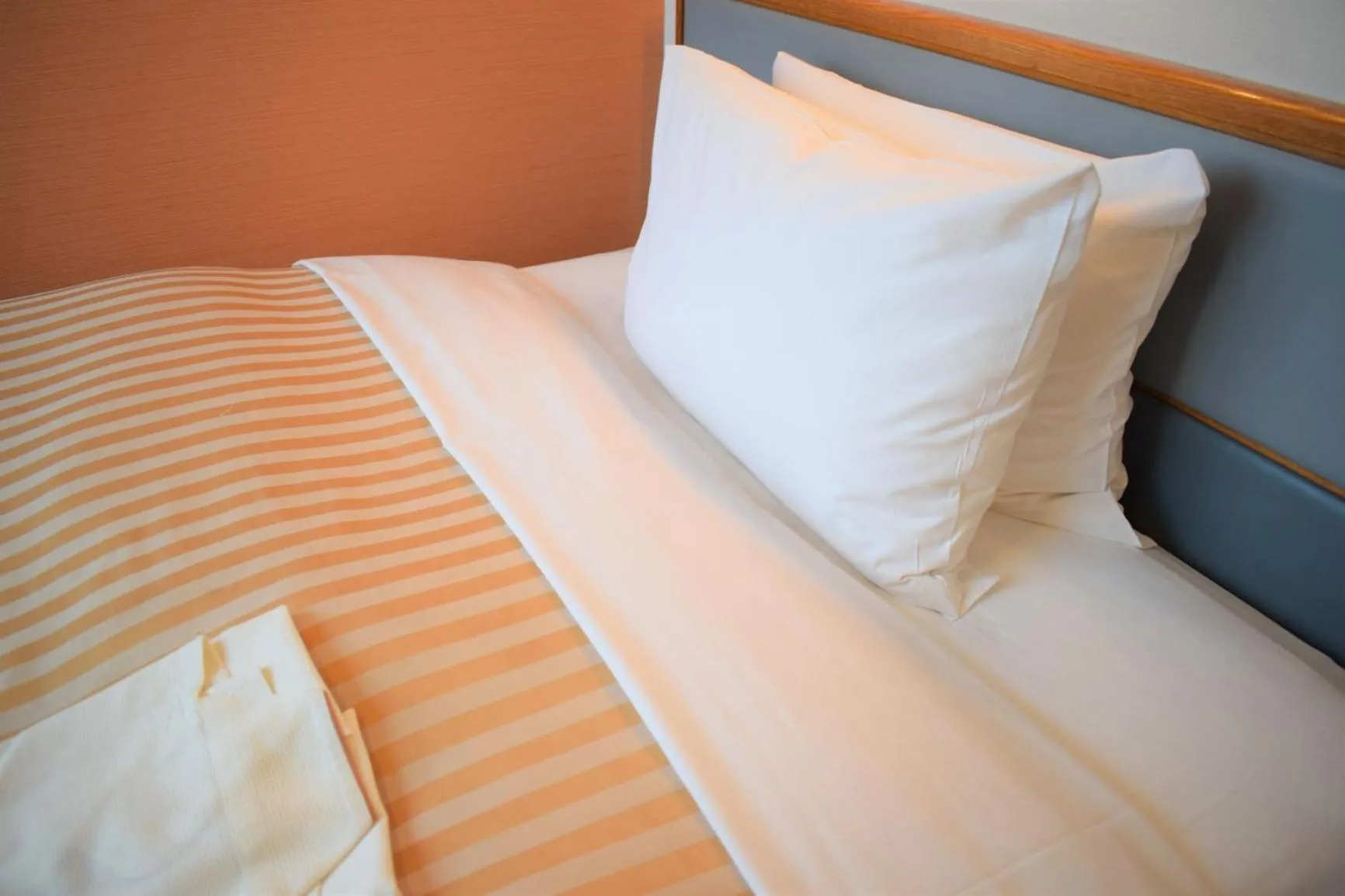 Bed in Grand Hotel Kanachu Hiratsuka