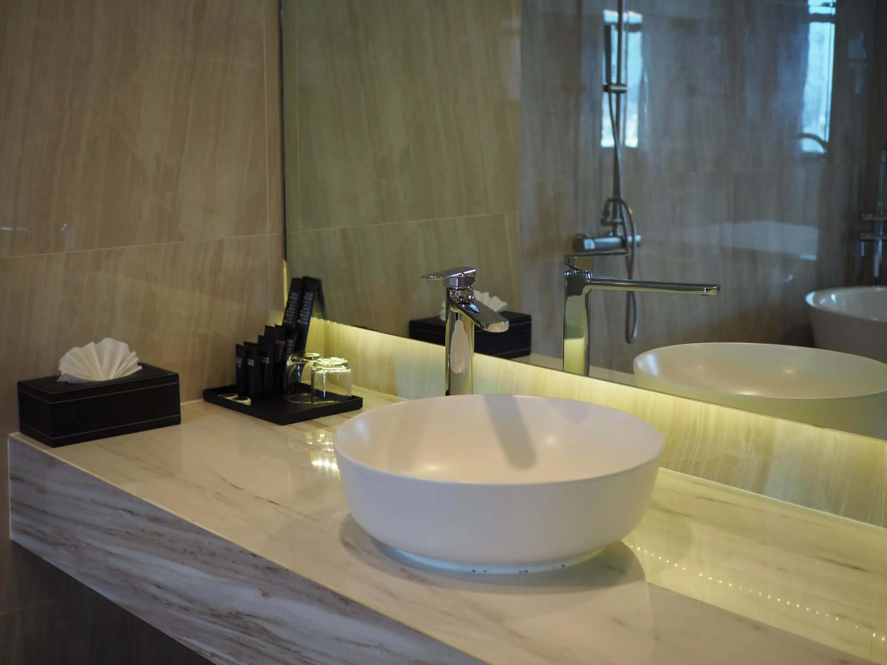 Bathroom in Hermann Hotel Pattaya - SHA Extra Plus