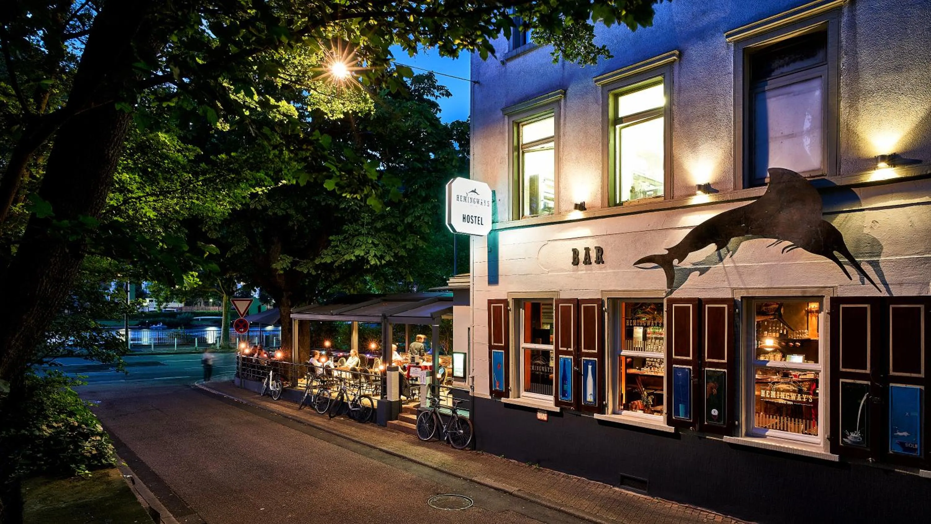 Balcony/Terrace in Hemingway`s Heidelberg Hostel