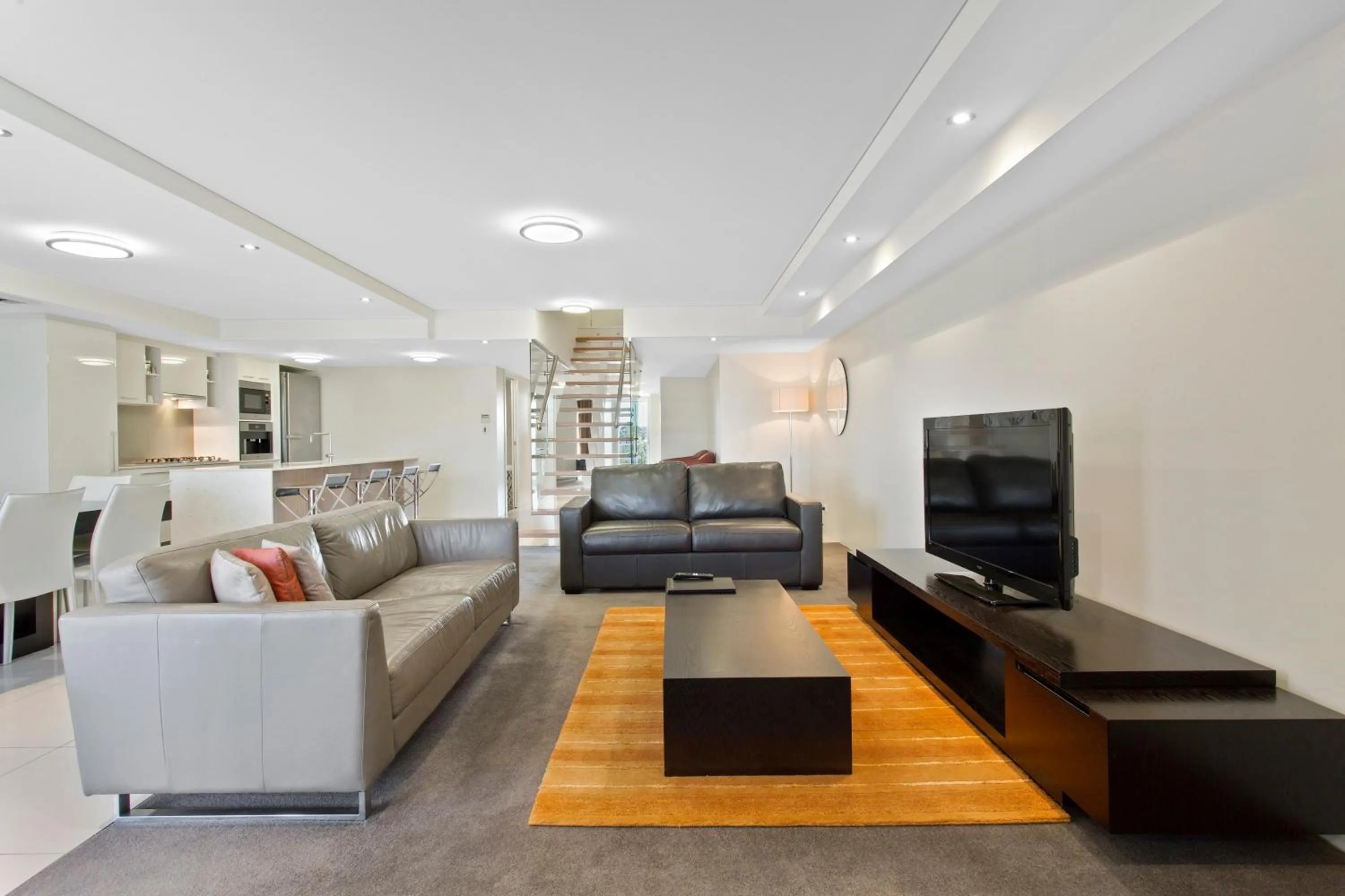 Living room in CBD Executive Apartments