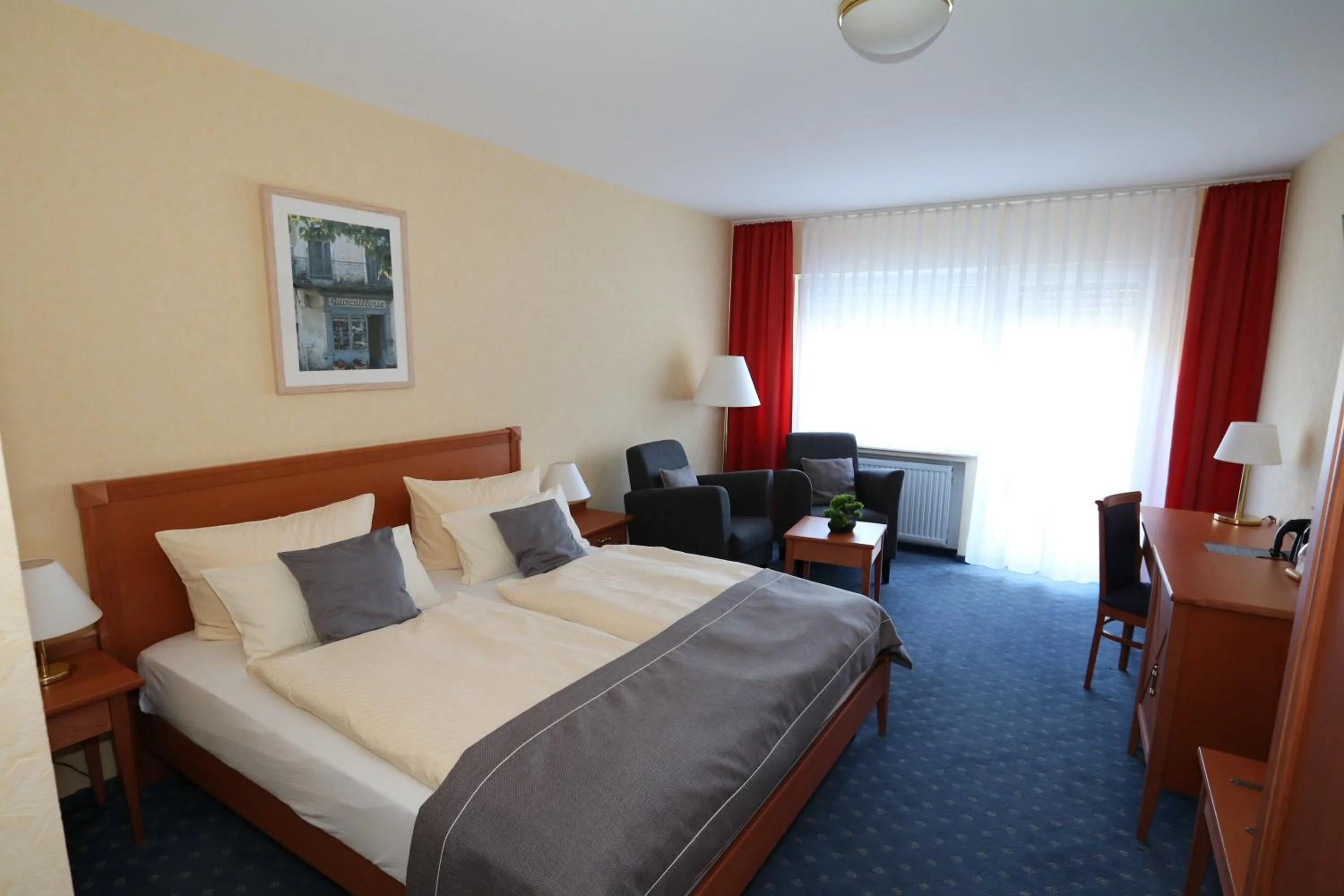 Bed in Hotel Ännchen