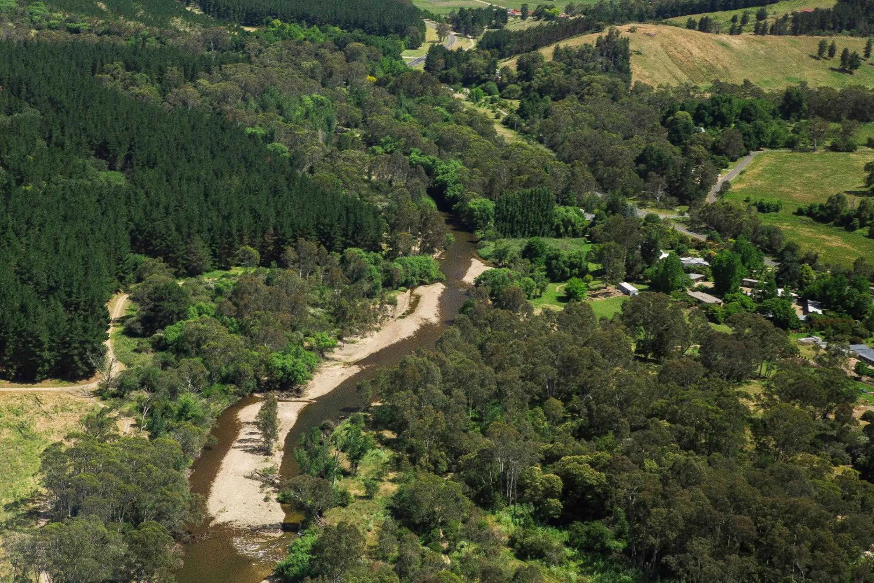 Bird's eye view in Buffalo Motel and Country Retreat