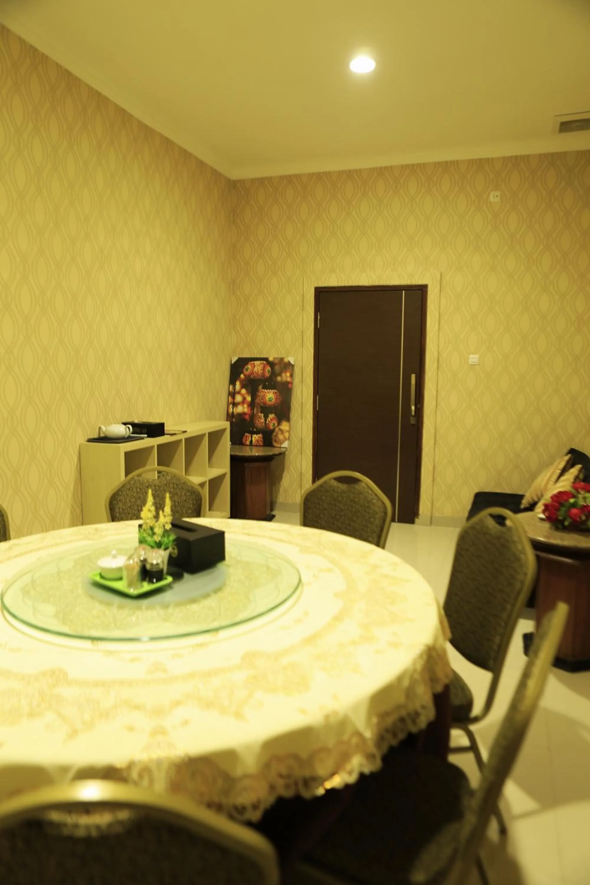 Seating area in Hotel 55