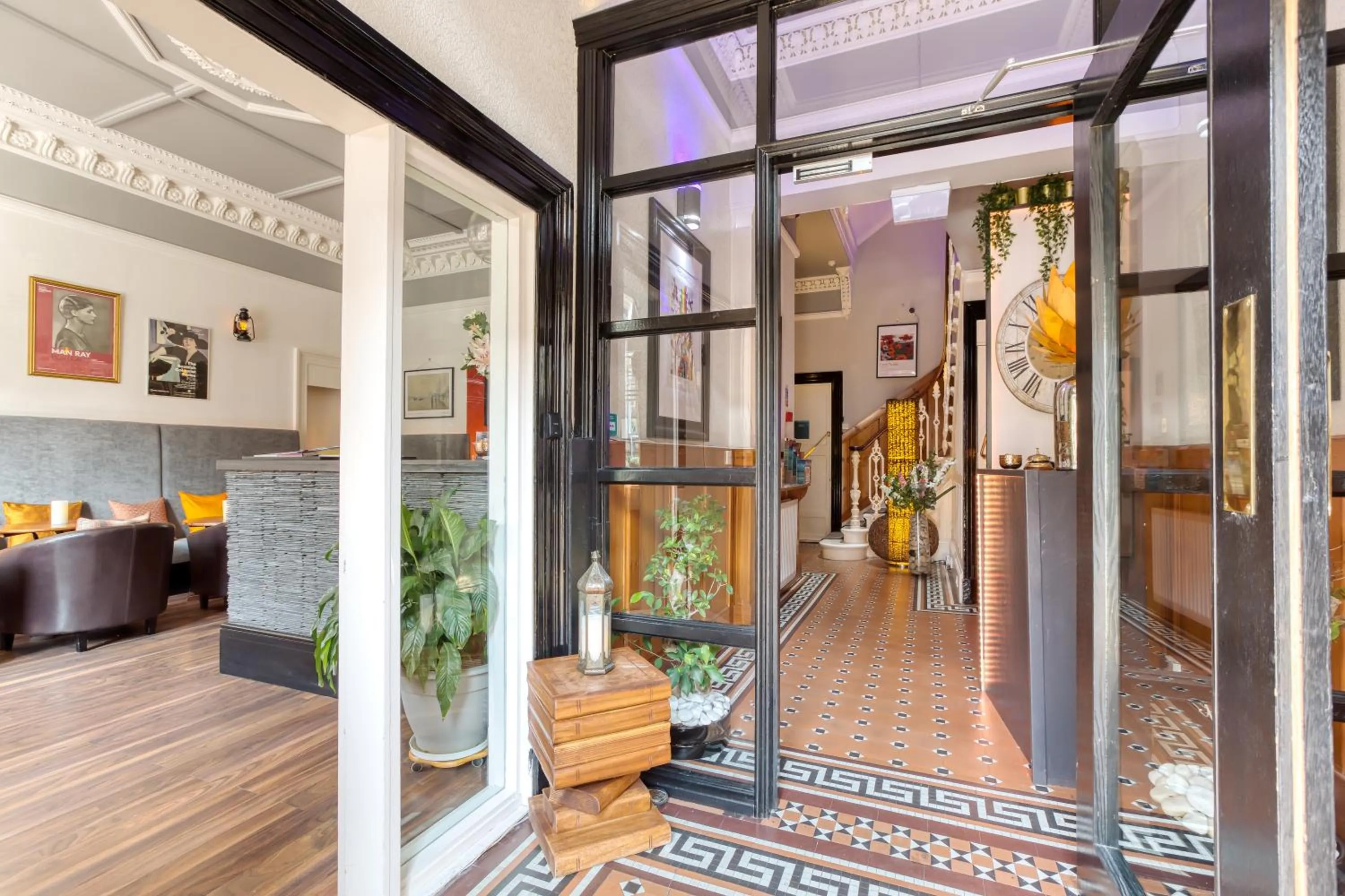 Lobby or reception in No32 Hotel