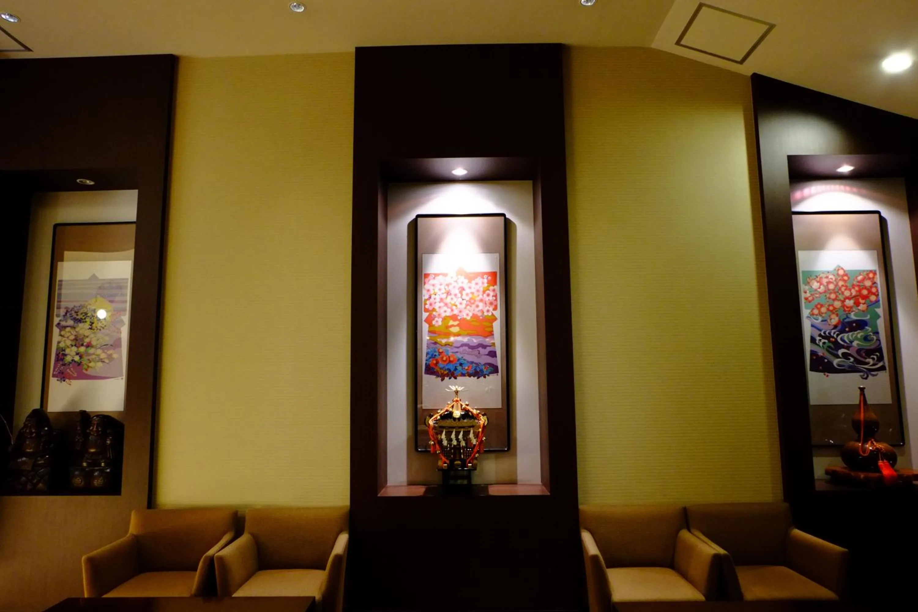 Decorative detail in Yamagisi Ryokan